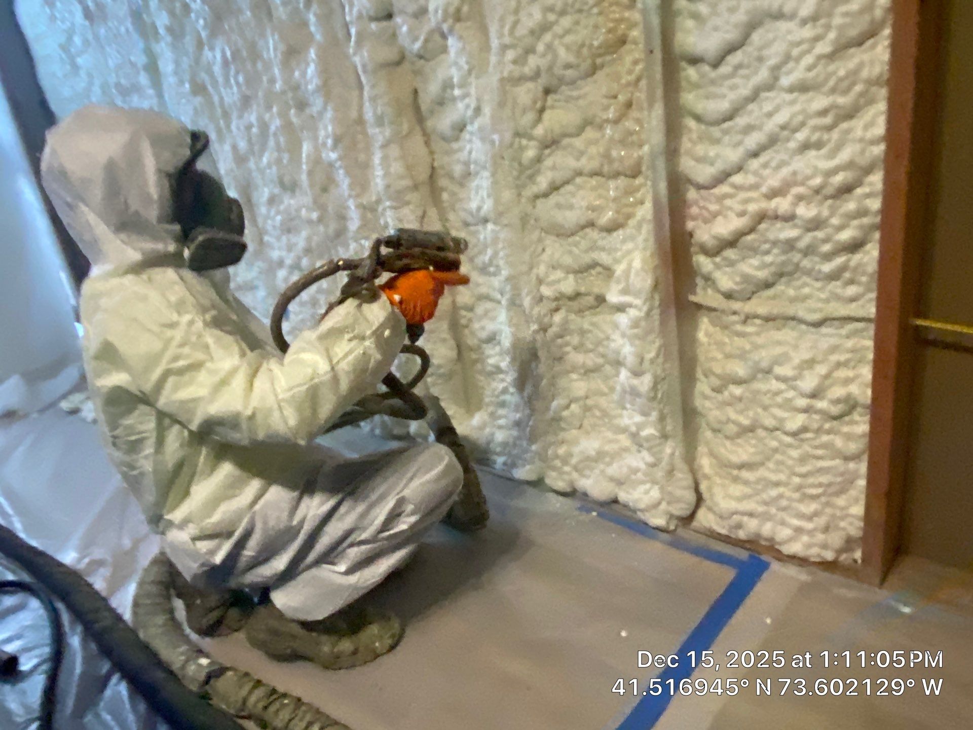 Attic Insulation using open cell spray foam by NYS Foam & Energy
