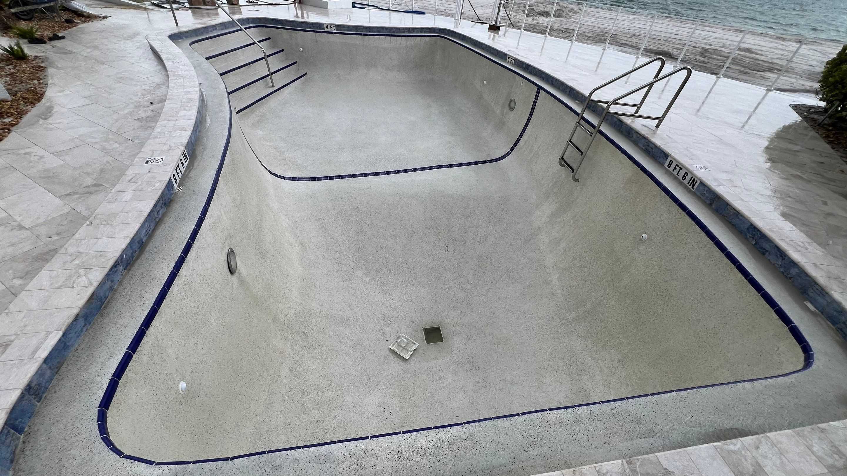 Naples Condo Pool Cleanout by APS Power & Water