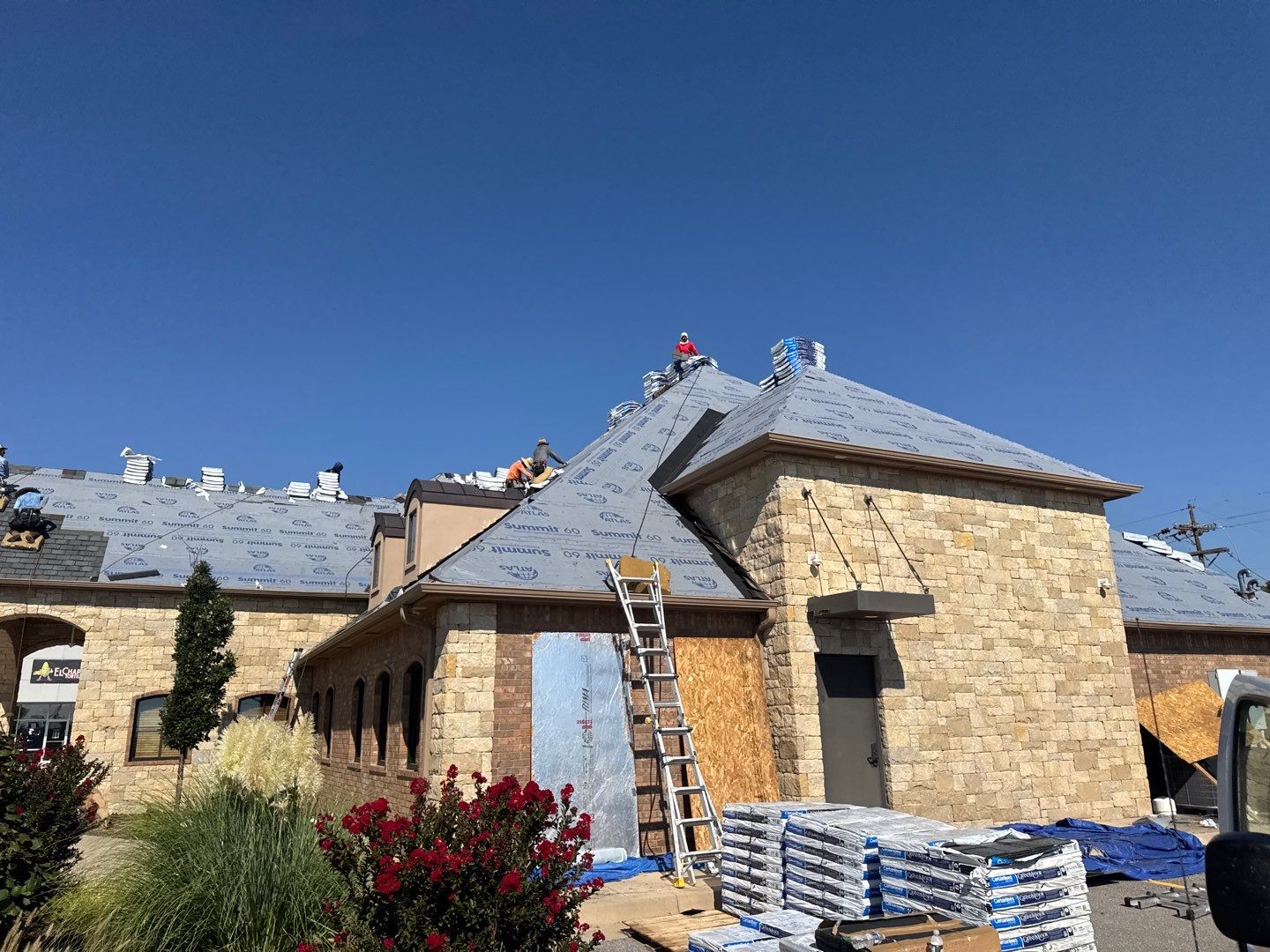Bank Reroof by Castillo Roofing