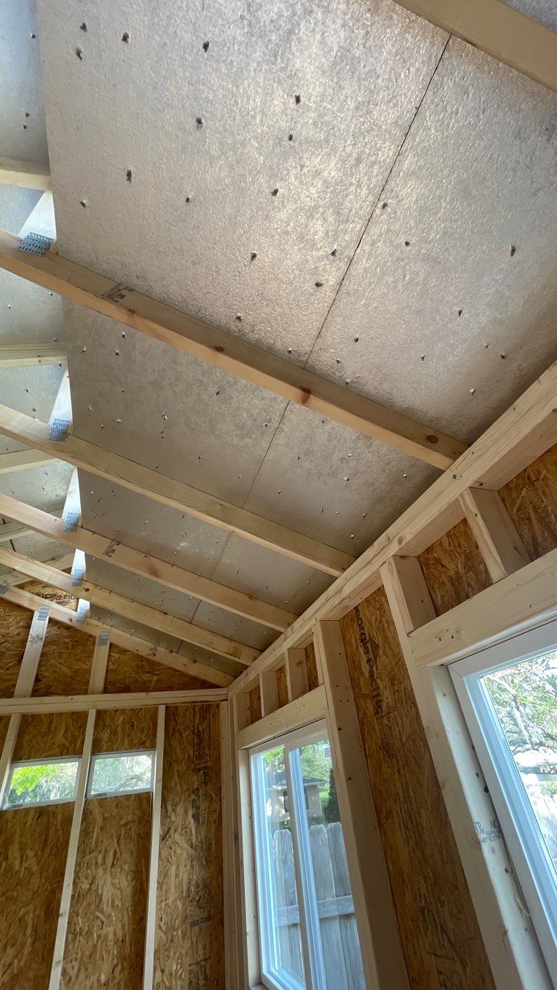 Outdoor Office Shed Interior Remodel in Longwood: From Drywall to Paint by HandyMangum