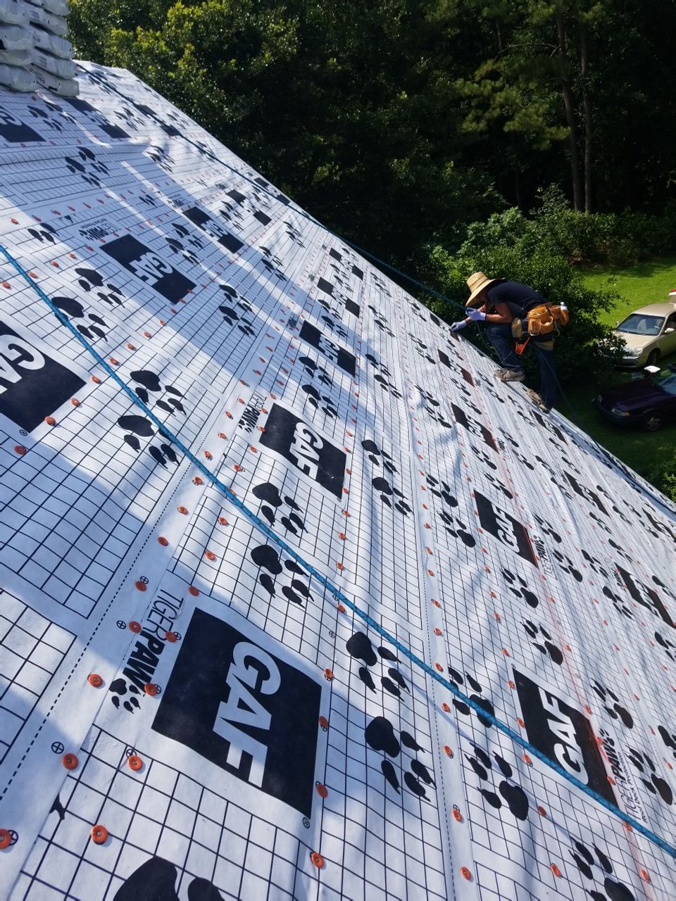 Residential Roofing Installation using Roof Replacement by American Roofing & Construction LLC