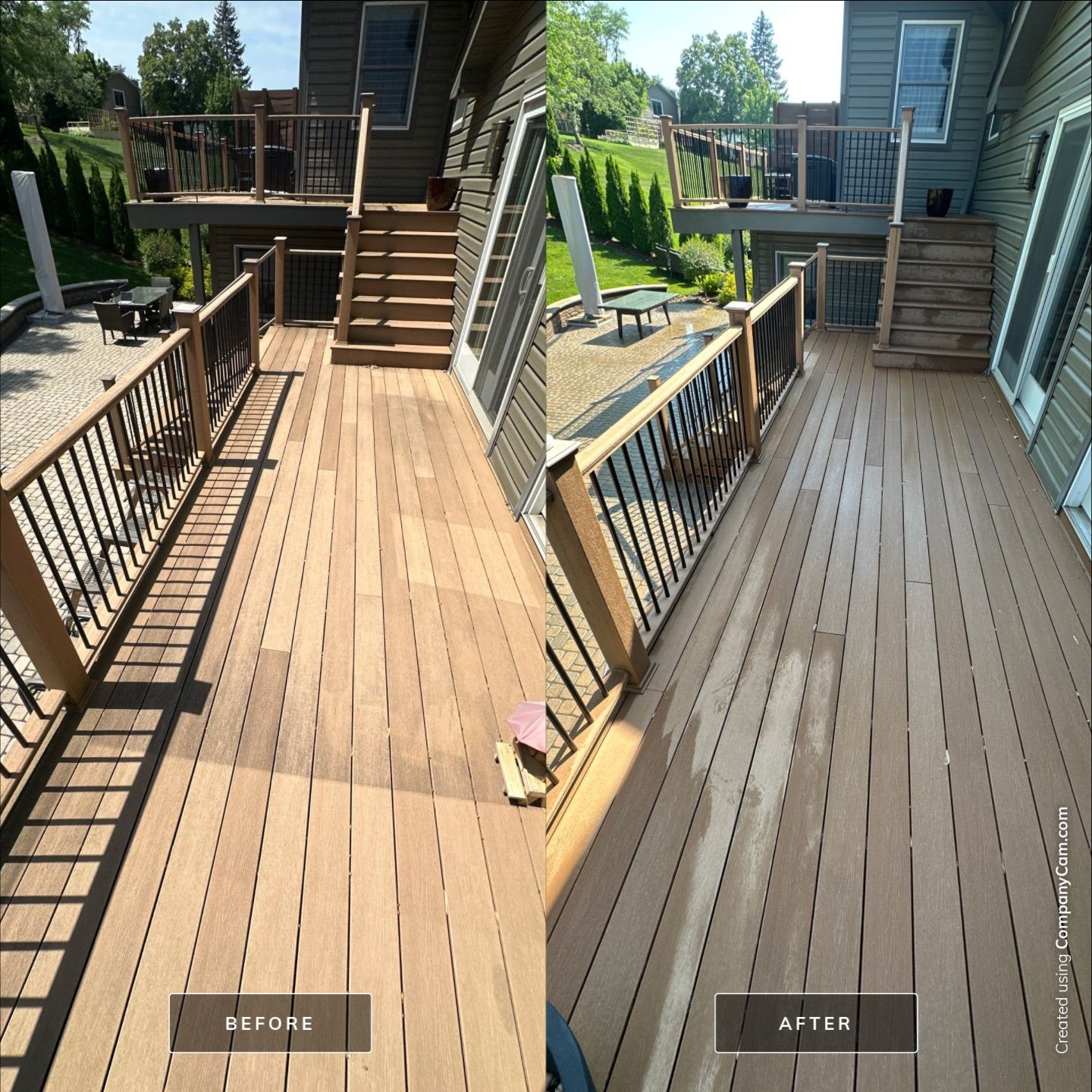 Project in Hoffman Estates by Simmons Power & Soft Washing