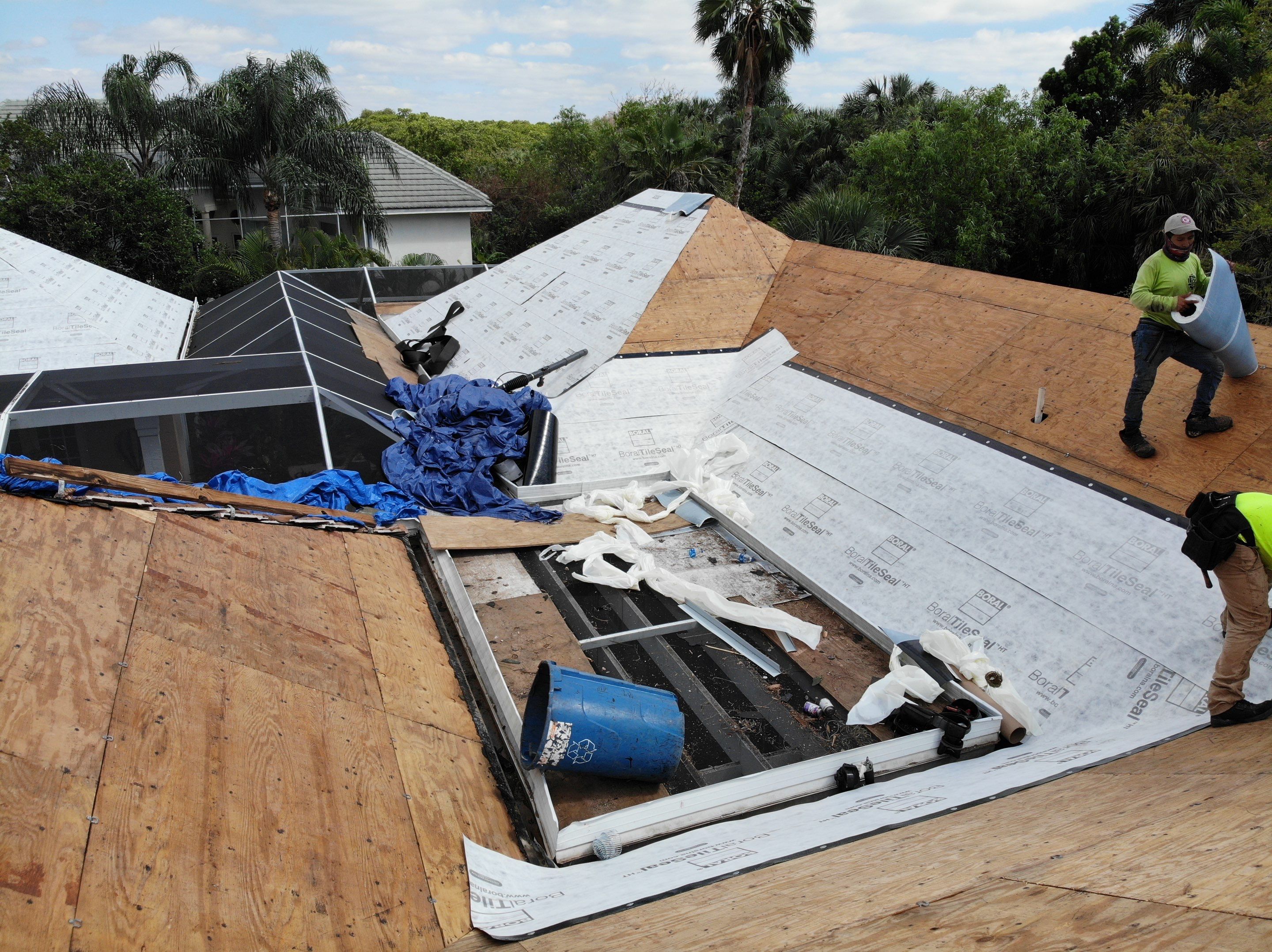 Residential Roofing Installation using Eagle Concrete Tile in Bonita Springs by International Roofing