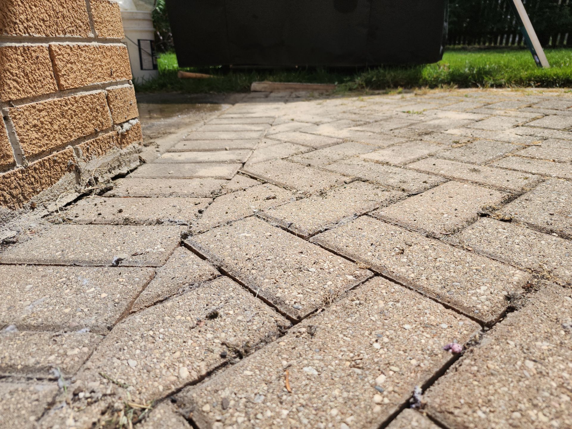 Brick paver cleaning  by Northern Power Washing LLC.
