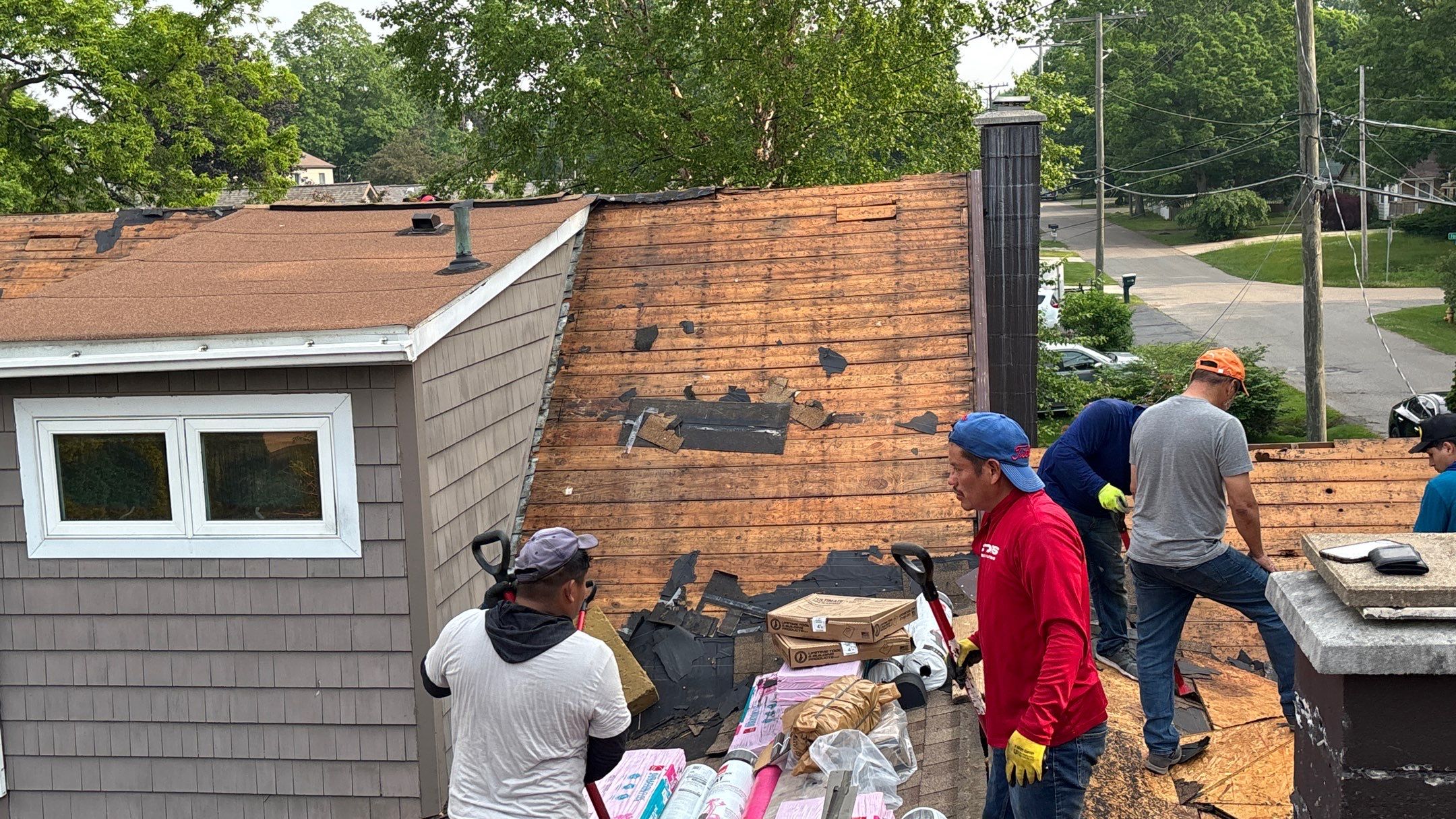 Roof Replacement using Owens Corning Sand Dune by 180 Contractors