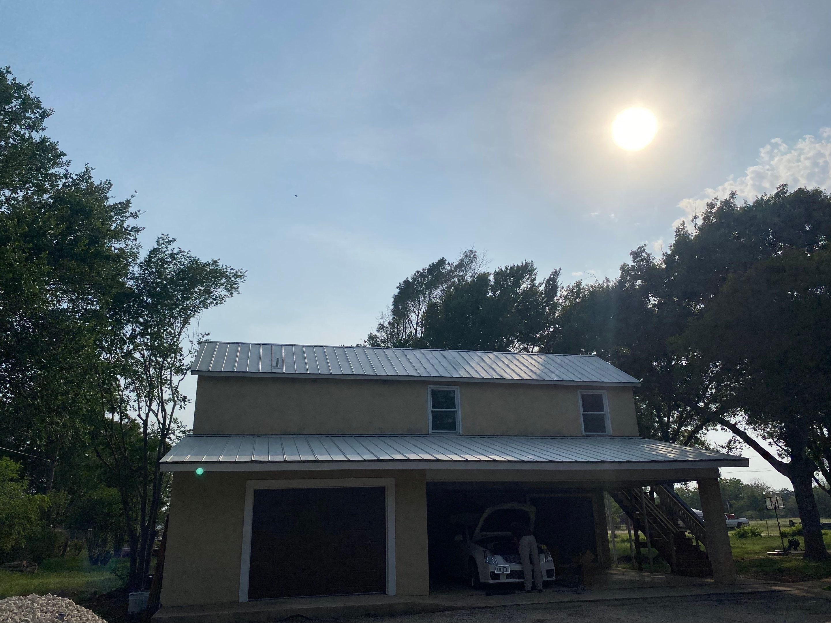 Metal roof clean & coating by Cool Roofs