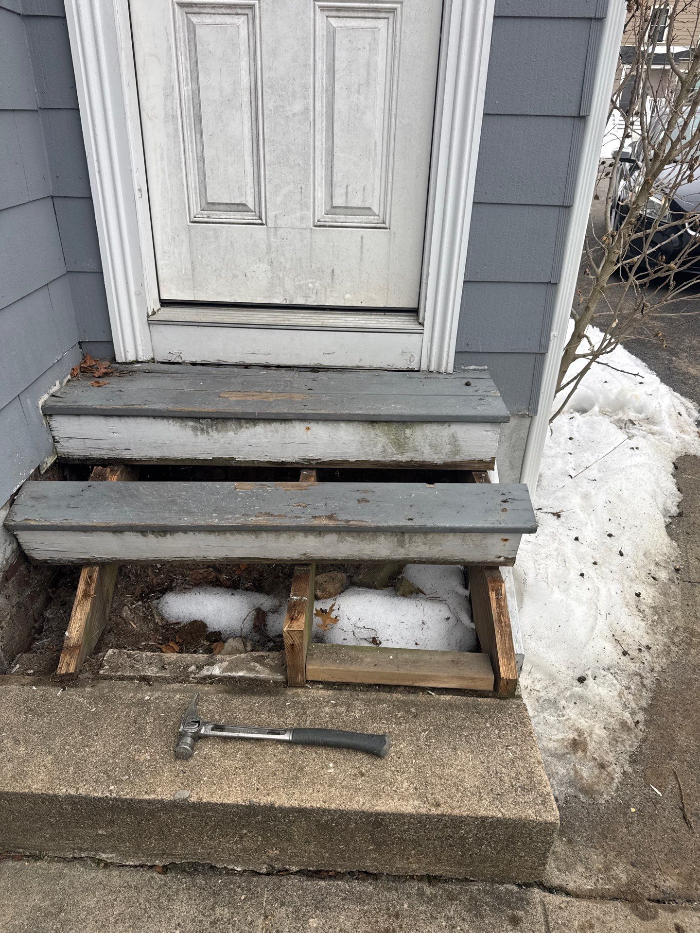 Little steps before and after by CabralCarpentry & Painting LLC