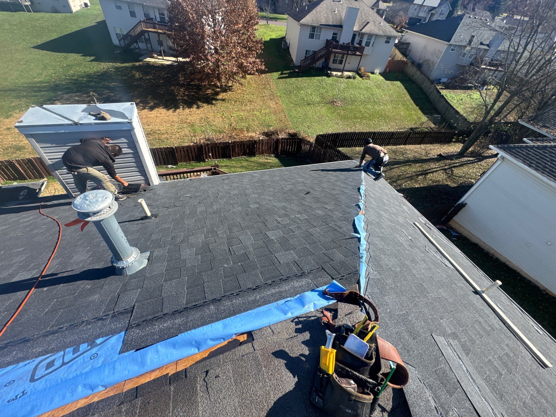 Residential Roofing Install - Atlas Pinnacle Pristine Shingles - Color Black Shadow  by Titan Commercial & Residential Roofing 