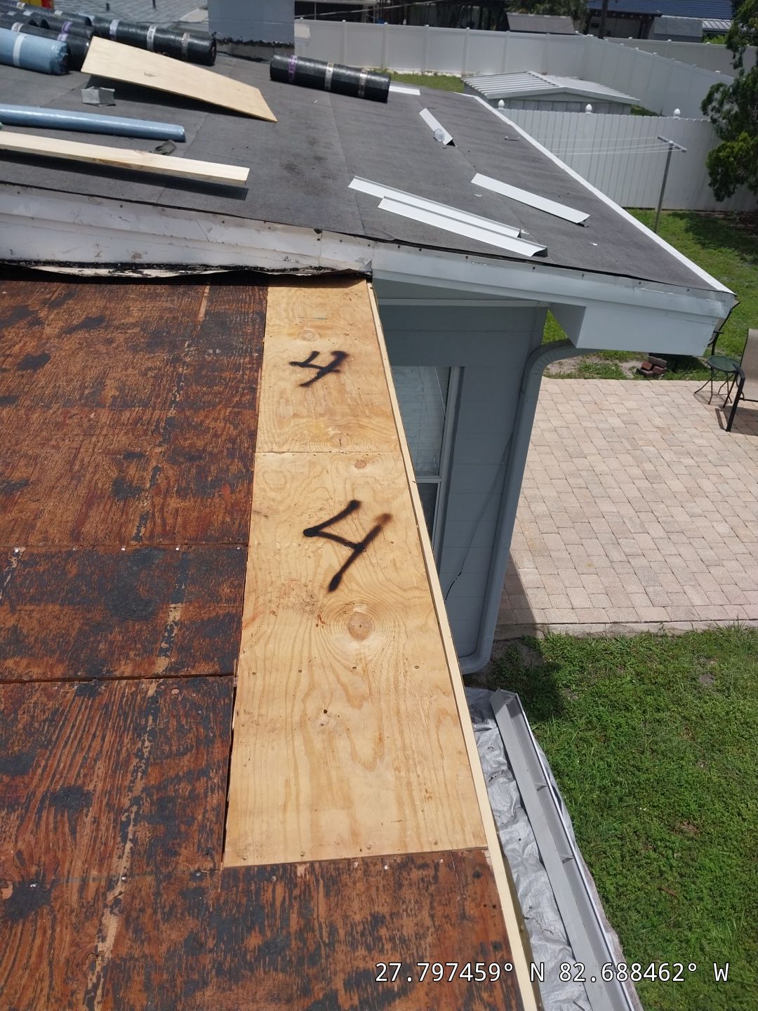 Project in St. Petersburg 33713 by Mitchell Roofing Company LLC 