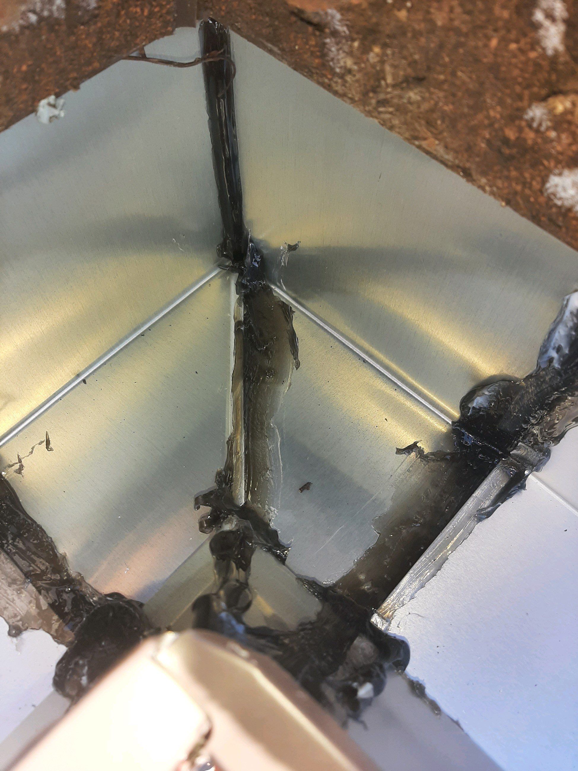 Gutter Installation using Royal Brown K-Style Gutters by Gutter Professors