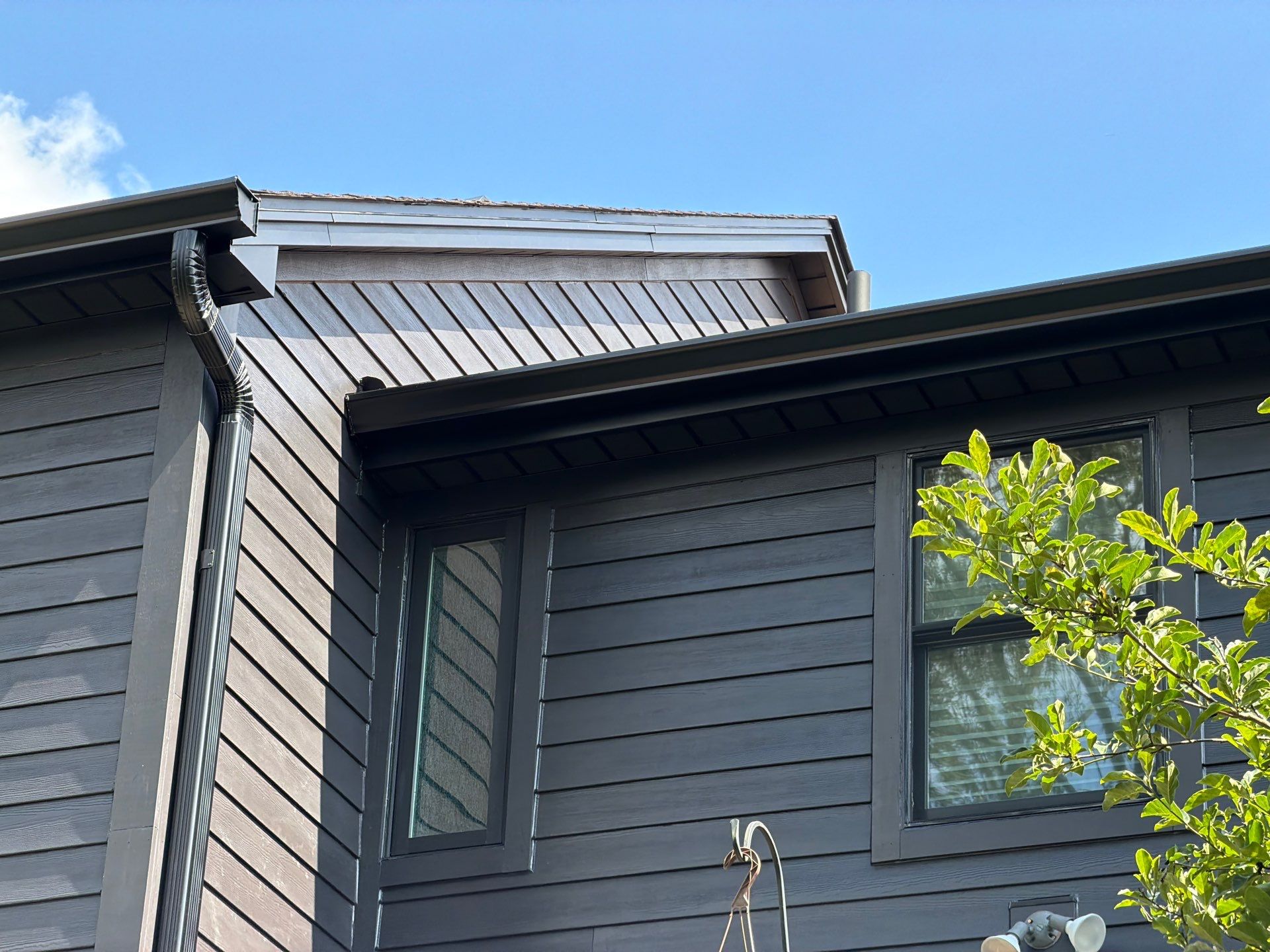 James Hardie Midnight Black Siding Renovation by Ideal Siding Pittsburgh