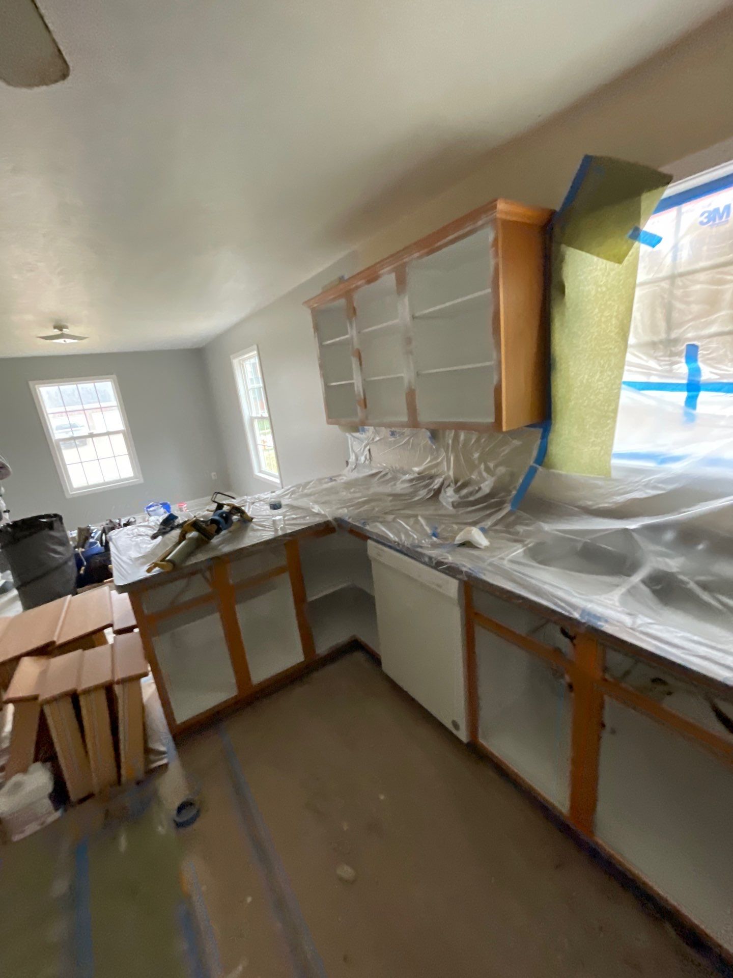 Interior Painting using Sherwin Williams Pro-Mar 200 by Callaway Contracting LLC