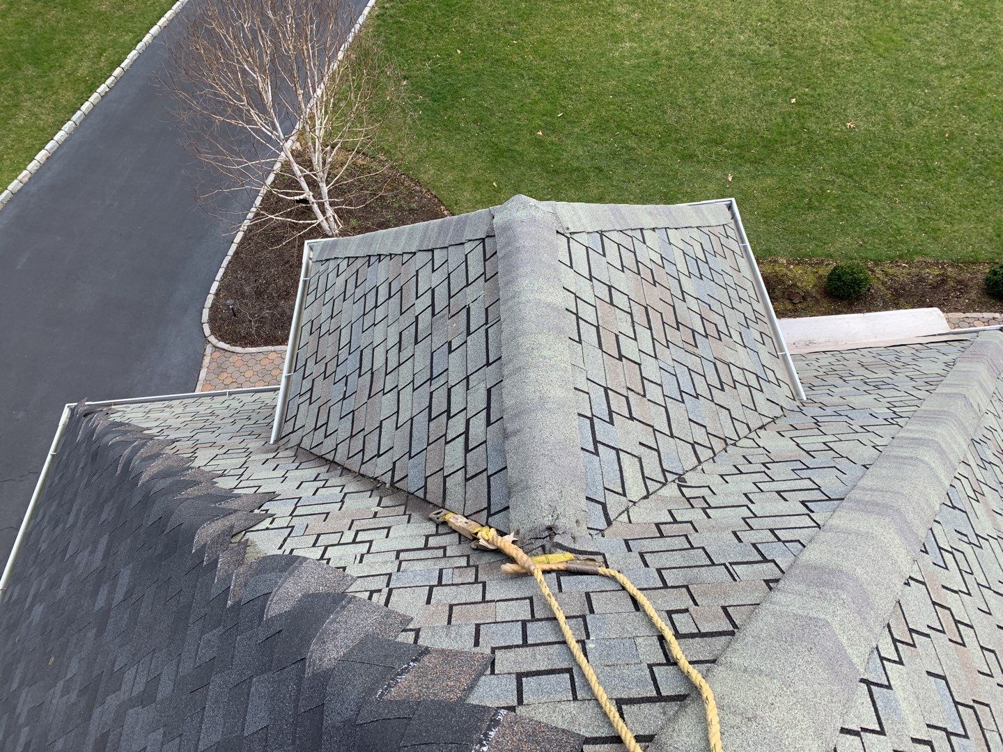 Residential Roofing Installation using Owens Corning TruDefinition Onyx Black by A Plus Exterior