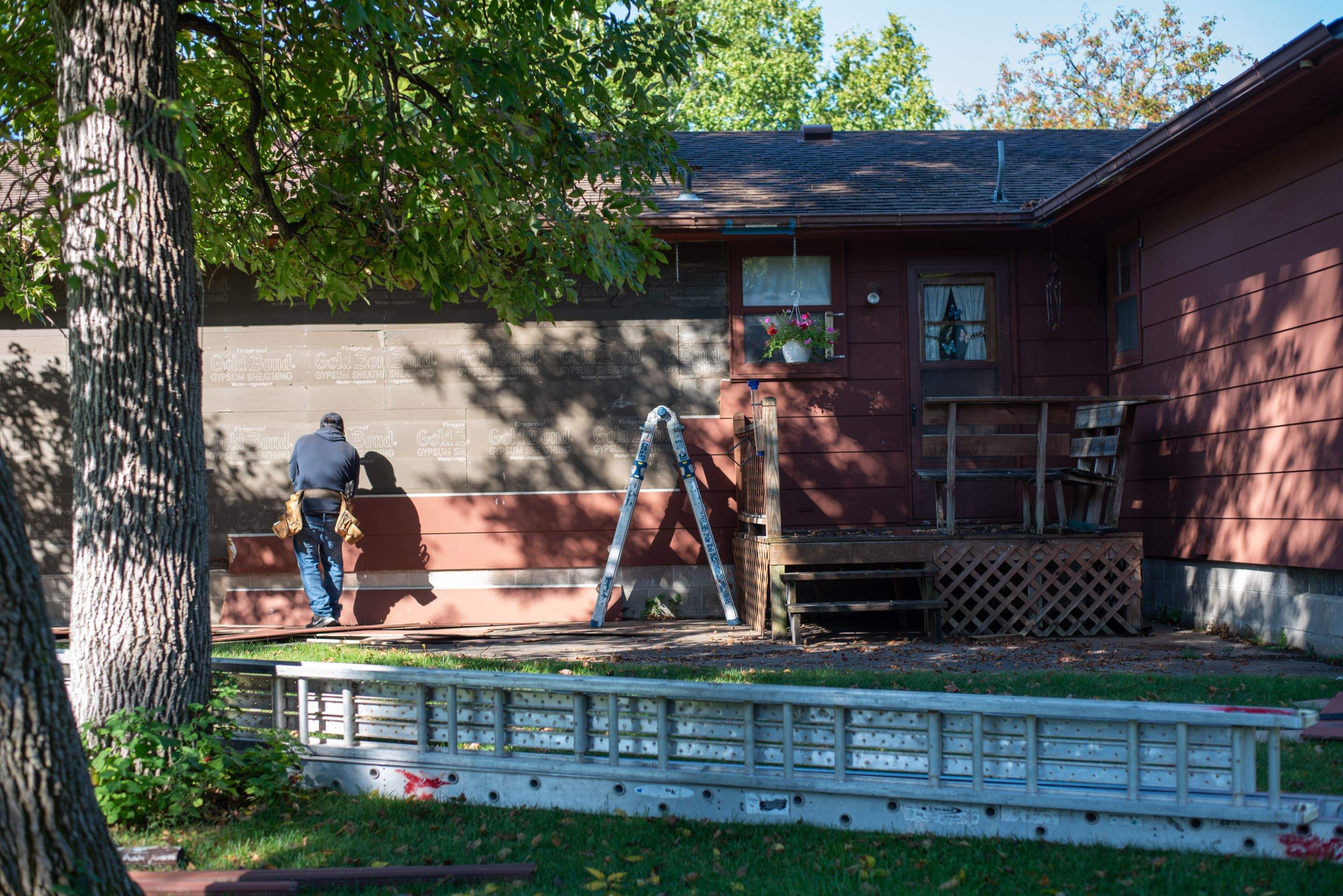 EDCO Steel Siding Installation in Classic Red – Hutchinson, MN by Next Level Seamless Gutters / Exteriors Inc.