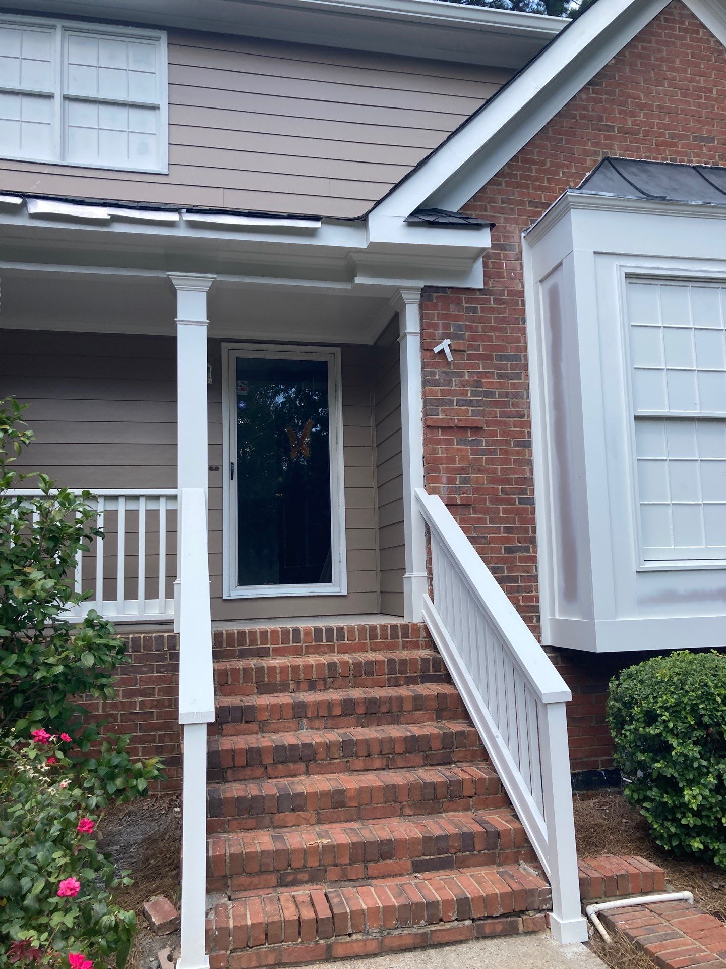 James Hardie Siding Installation, Rotten Wood Replacement, Porch Repairs, and Deck Resurfacing in Smyrna, GA by Nelson Exteriors 