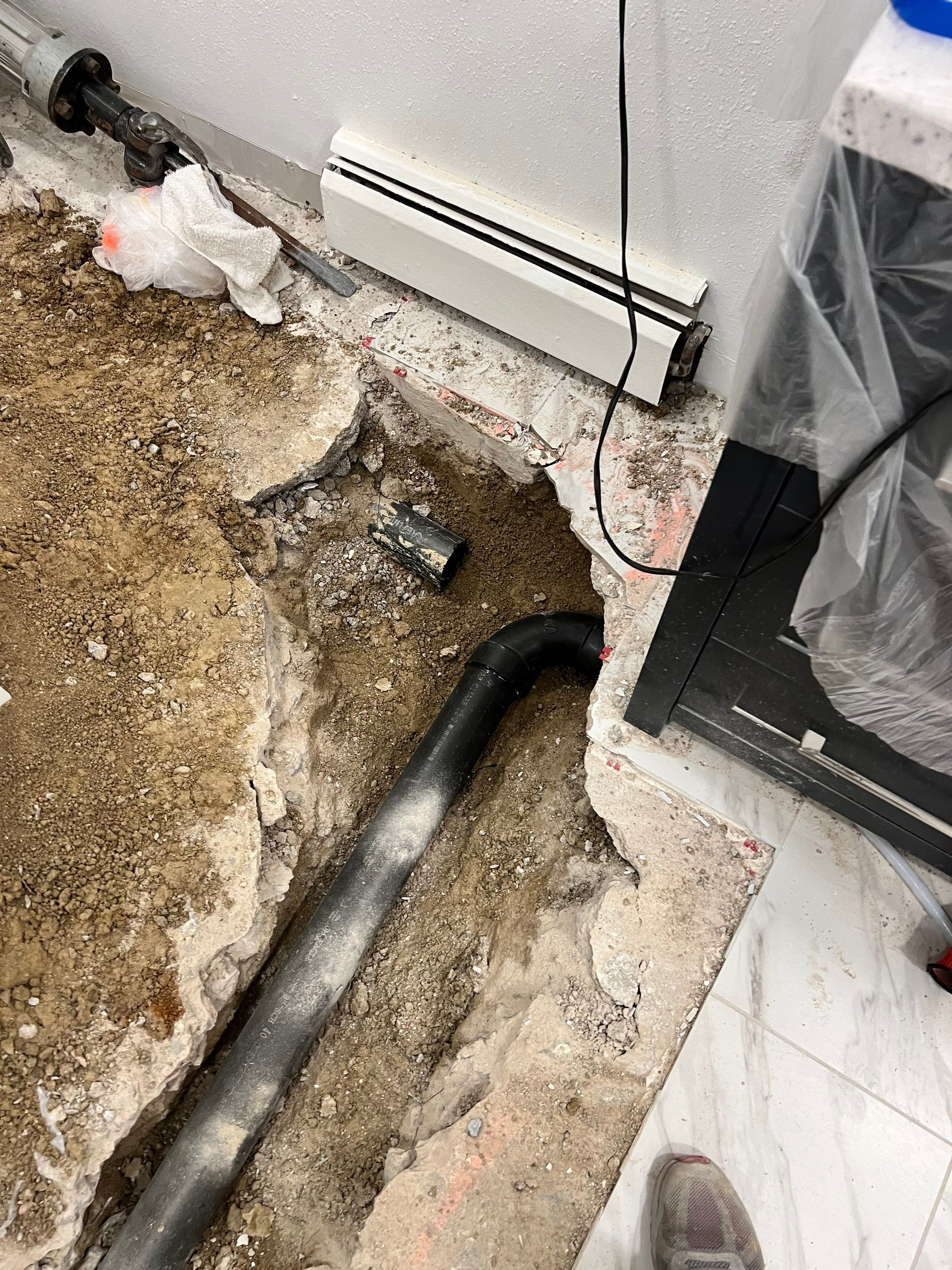 Toilet relocate by Plumbing Connect Systems LLC