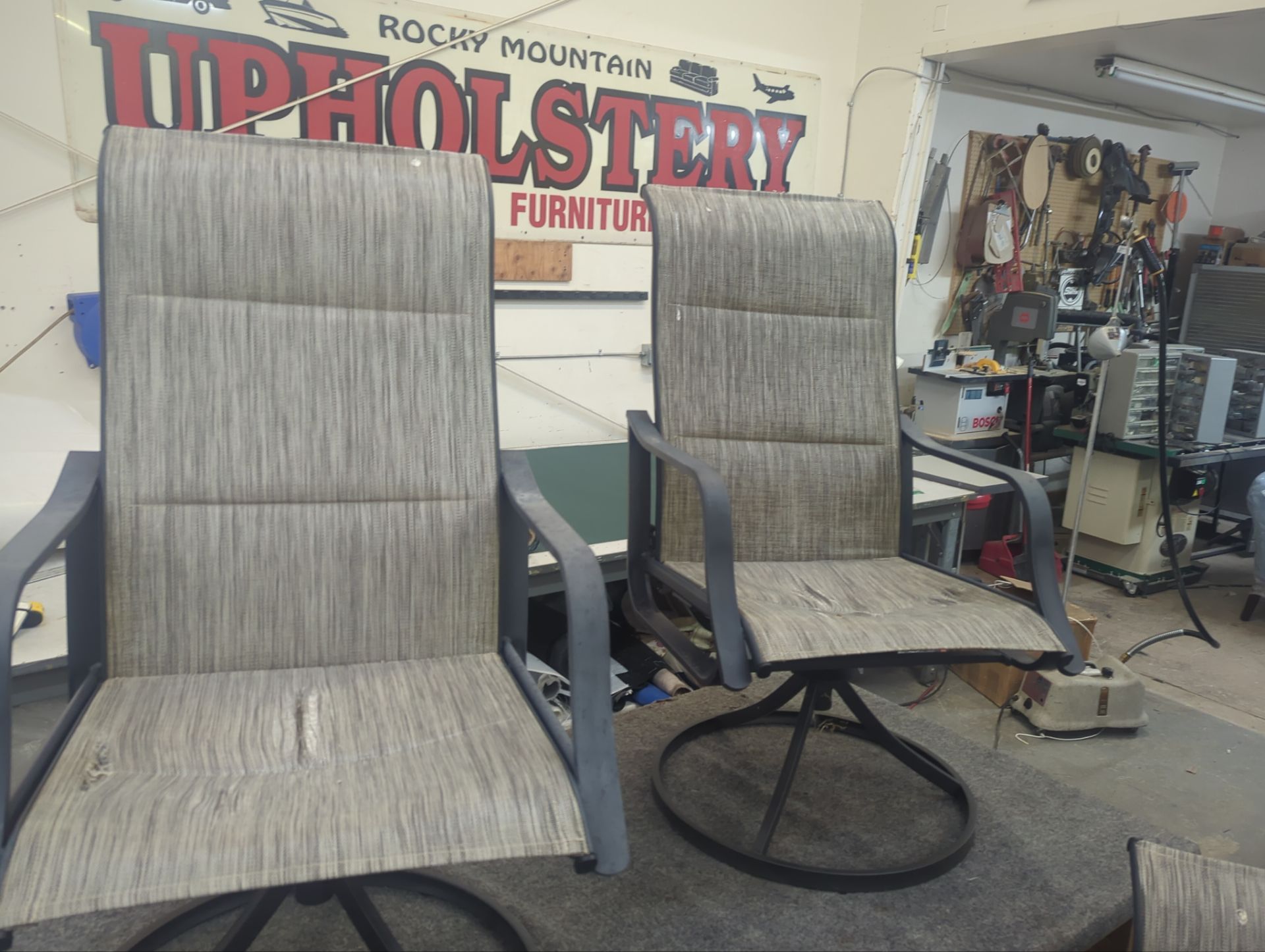 Patio Chairs by Rocky Mountain Upholstery Co