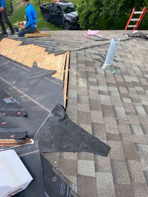 Residential Roofing Installation using Owen's Corning Duration (Lifetime) Shingles