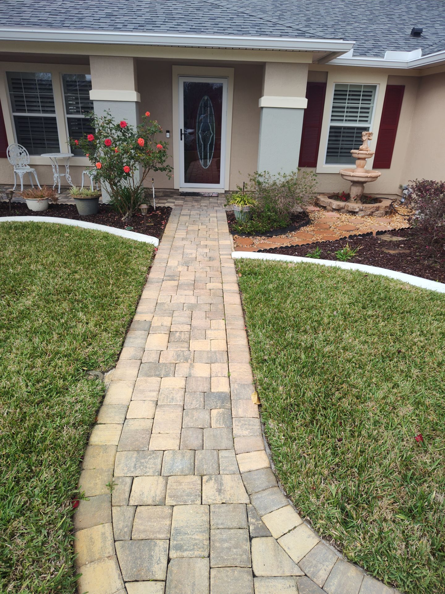 Paver Driveway using Concrete Sealant by DuraSeal