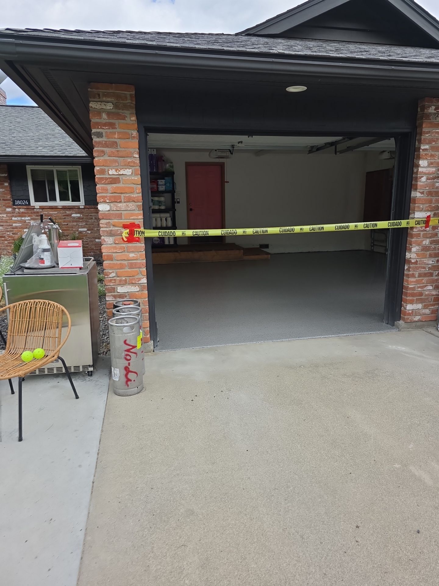 Garage Transformation using Denali Hybrid by Croc Coatings, LLC