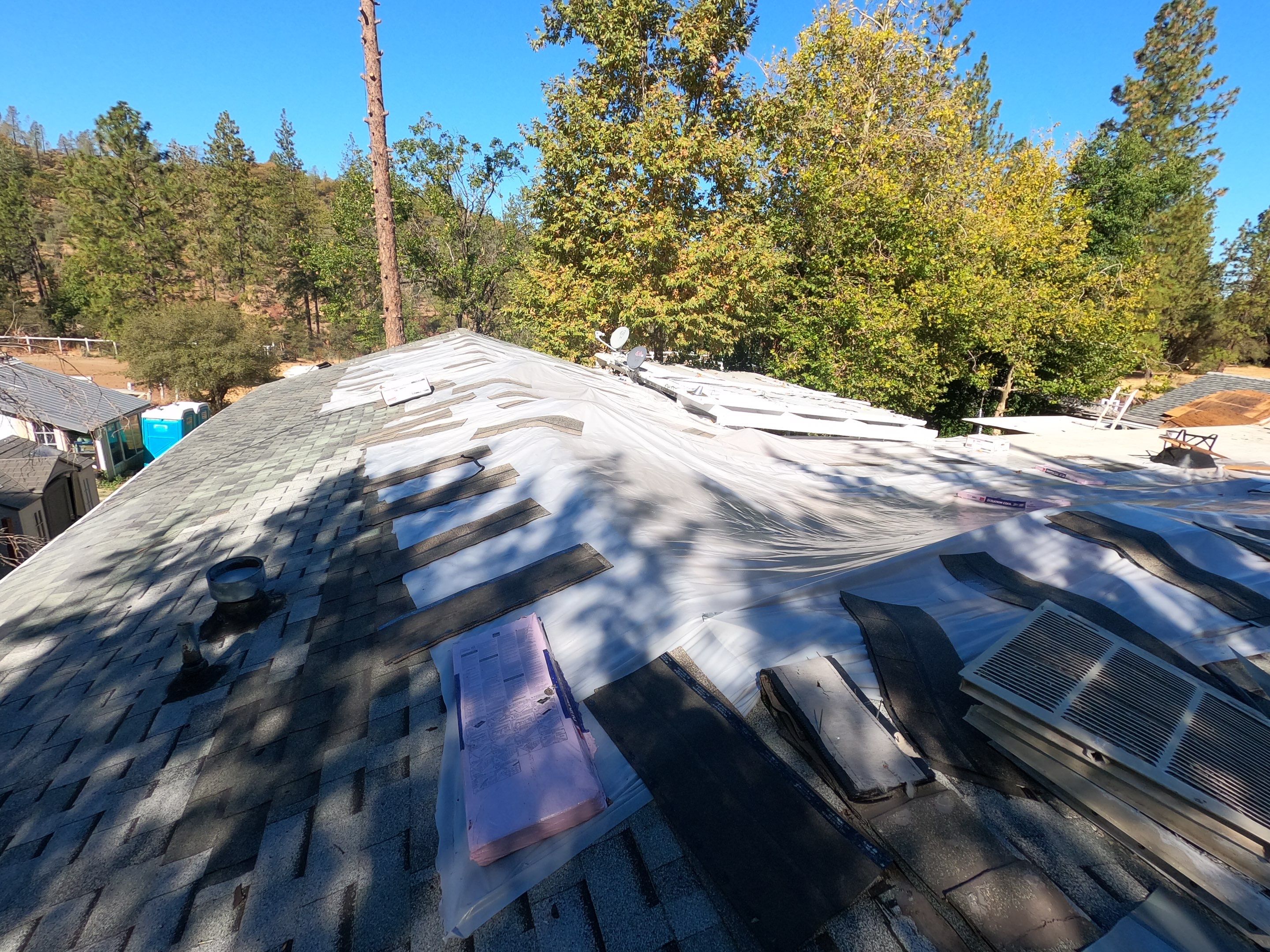 Residential Roofing Installation using Owens Corning Roofing Shingles by Byers Enterprises 