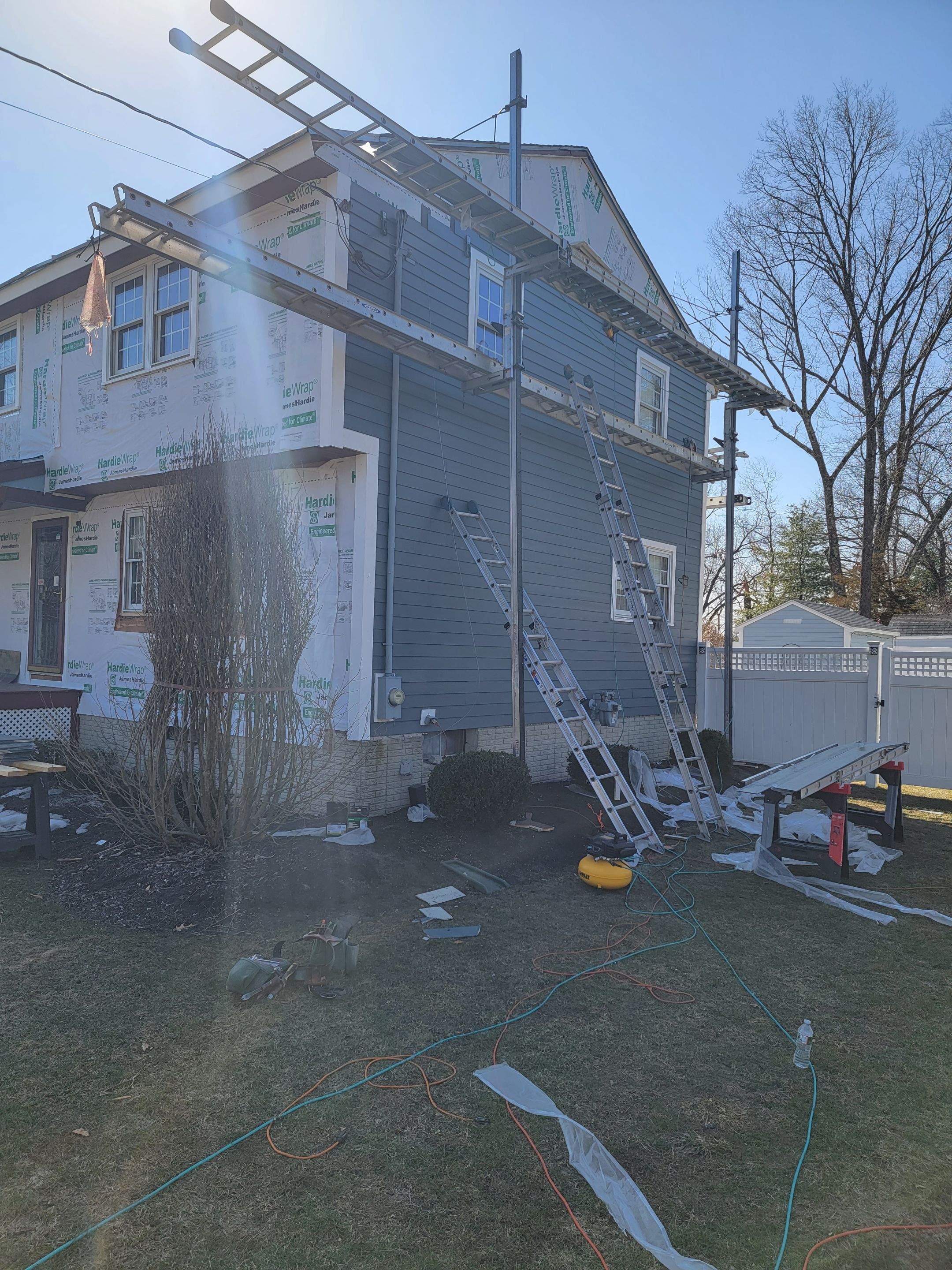 Siding Installation using James Hardie by UBrothers Construction