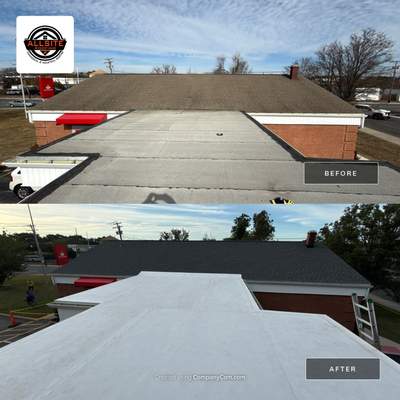 Santander Bank Roofing Project – New Shingles & TPO System