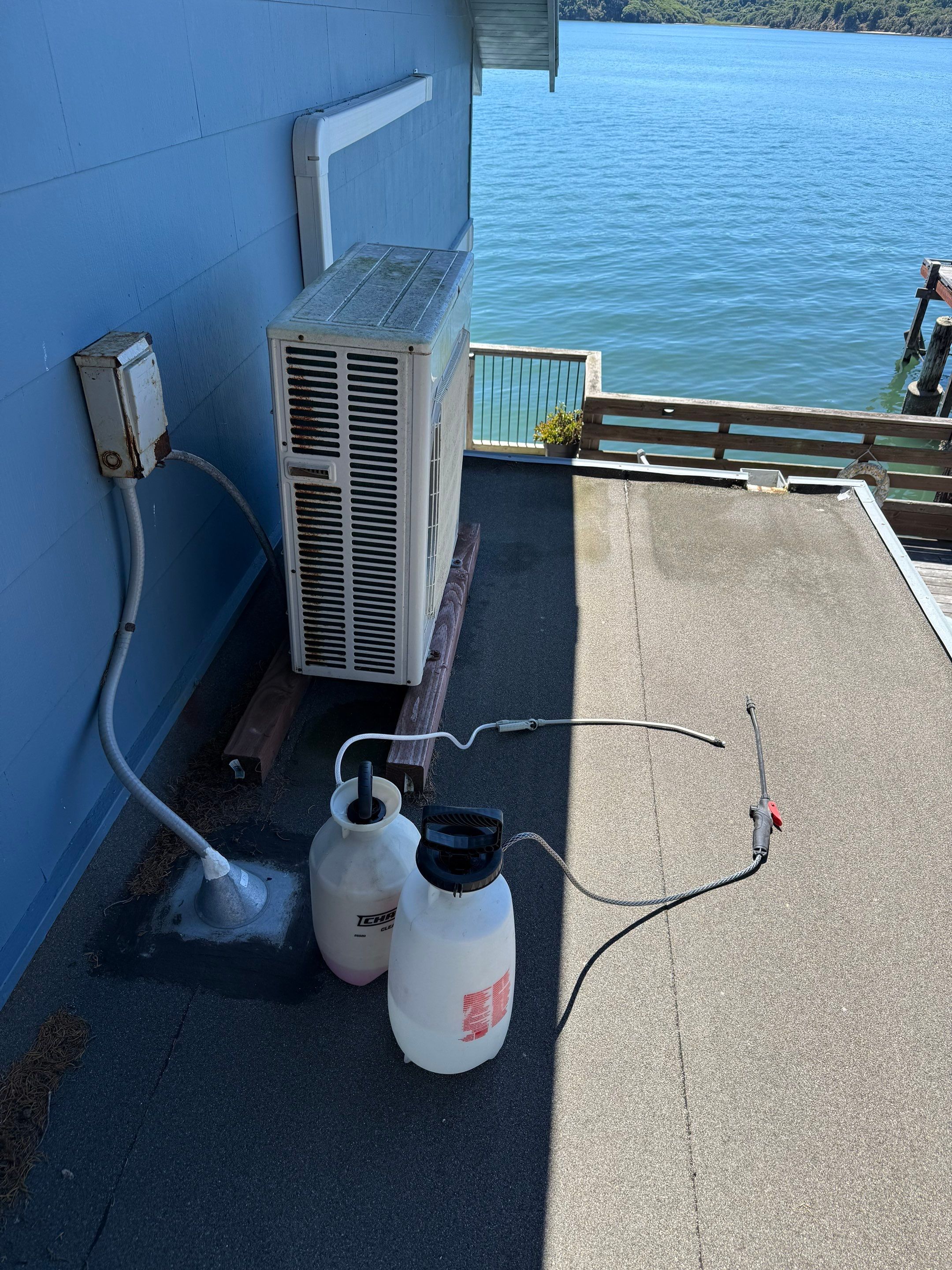 Mitsubishi Electric Ductless Heat Pump Maintenance in Marshall, California by Green Core Heating & Air