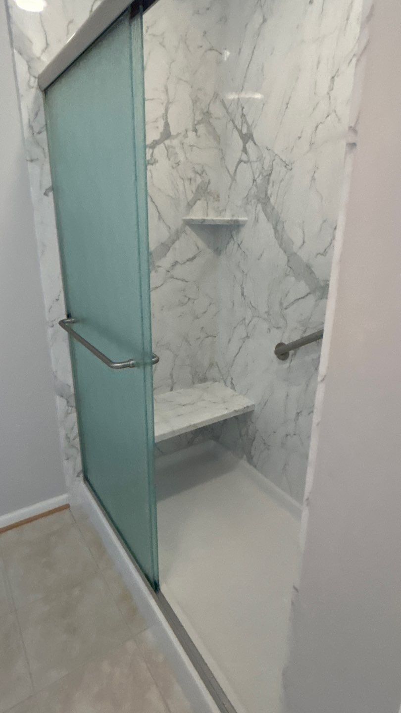Walk-in Tub to Shower by BathPlanet SW Virginia