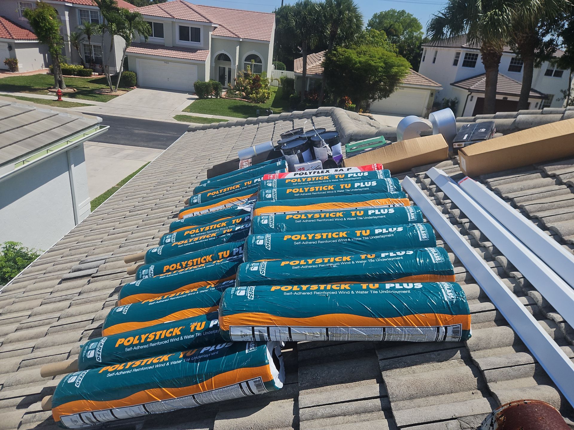 Residential Roofing Installation using Eagle Roofing Tile by BLUES BROTHERS CONSTRUCTION CORP