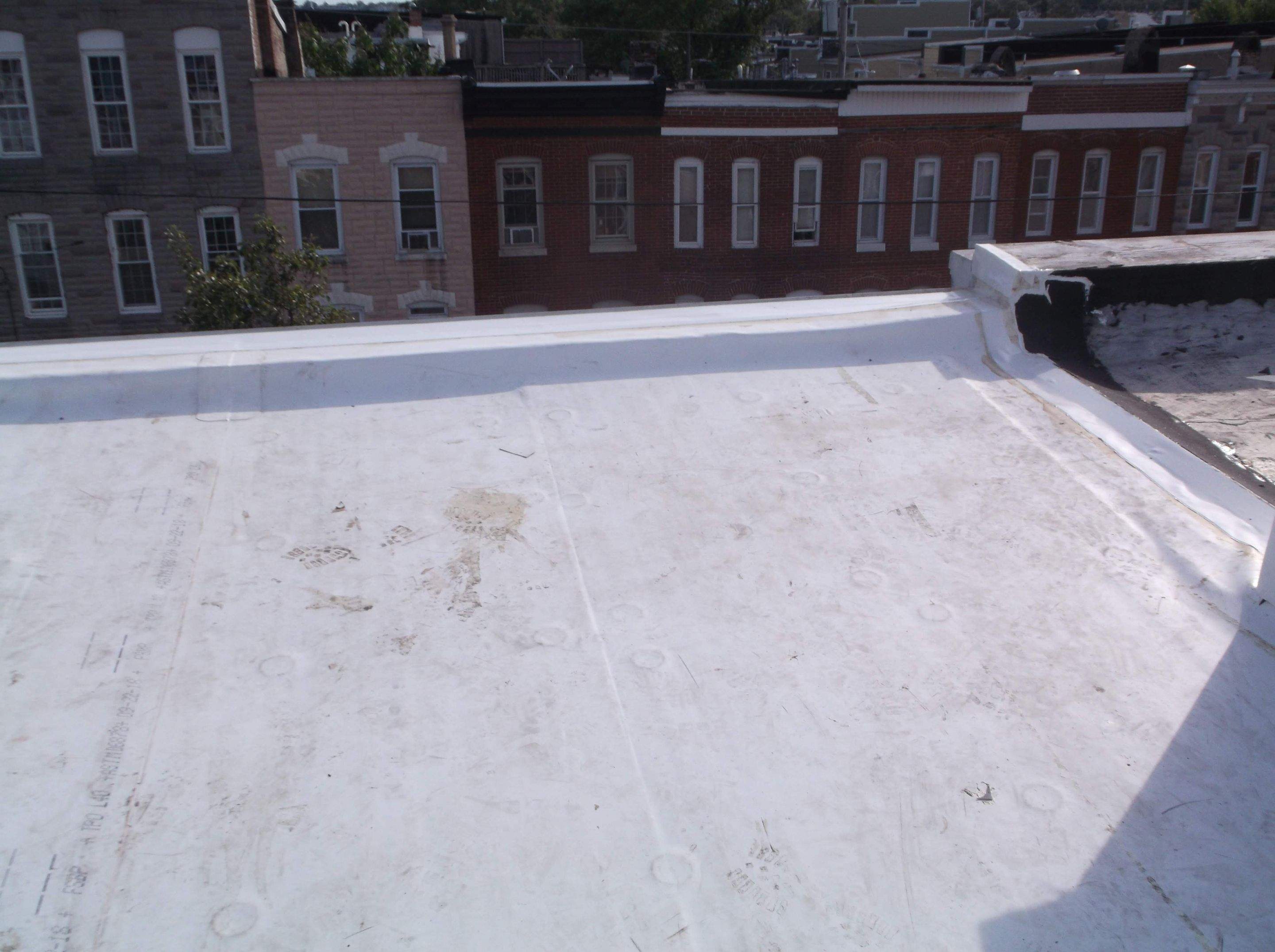 Commercial Roofing Installation using TPO by Alpha Design Services