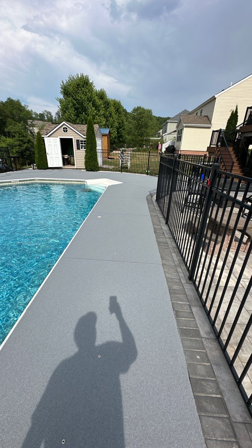 Pool Deck Project in Gibsonia by Floors in a Day, Inc