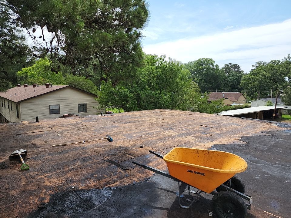 Commercial Roofing Installation using 60 mil PVC by Hostetler Roofing