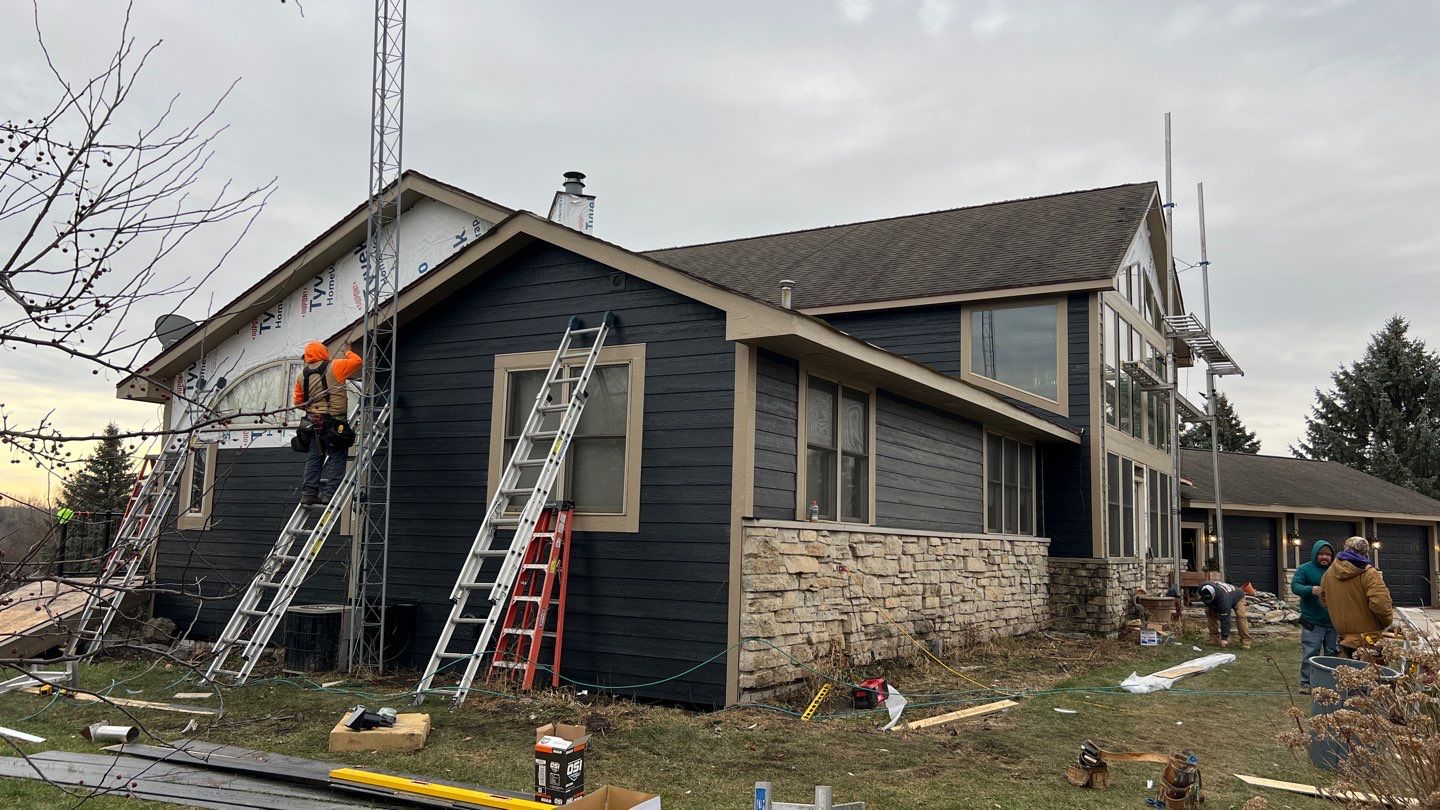 Siding Installation using LP Smart Siding by Stendahl Services