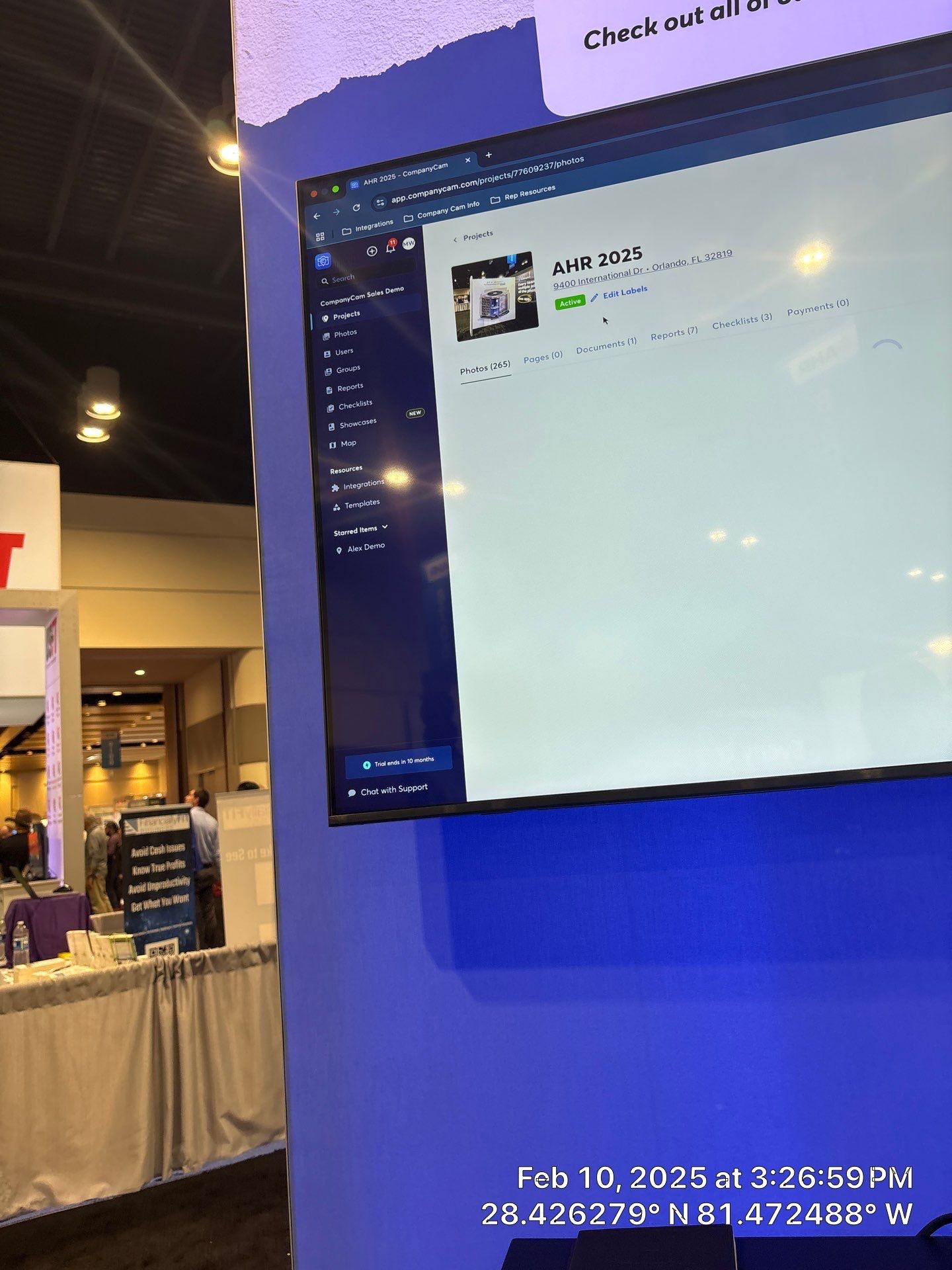 AHR Expo Showcase by CompanyCam Sales Demo