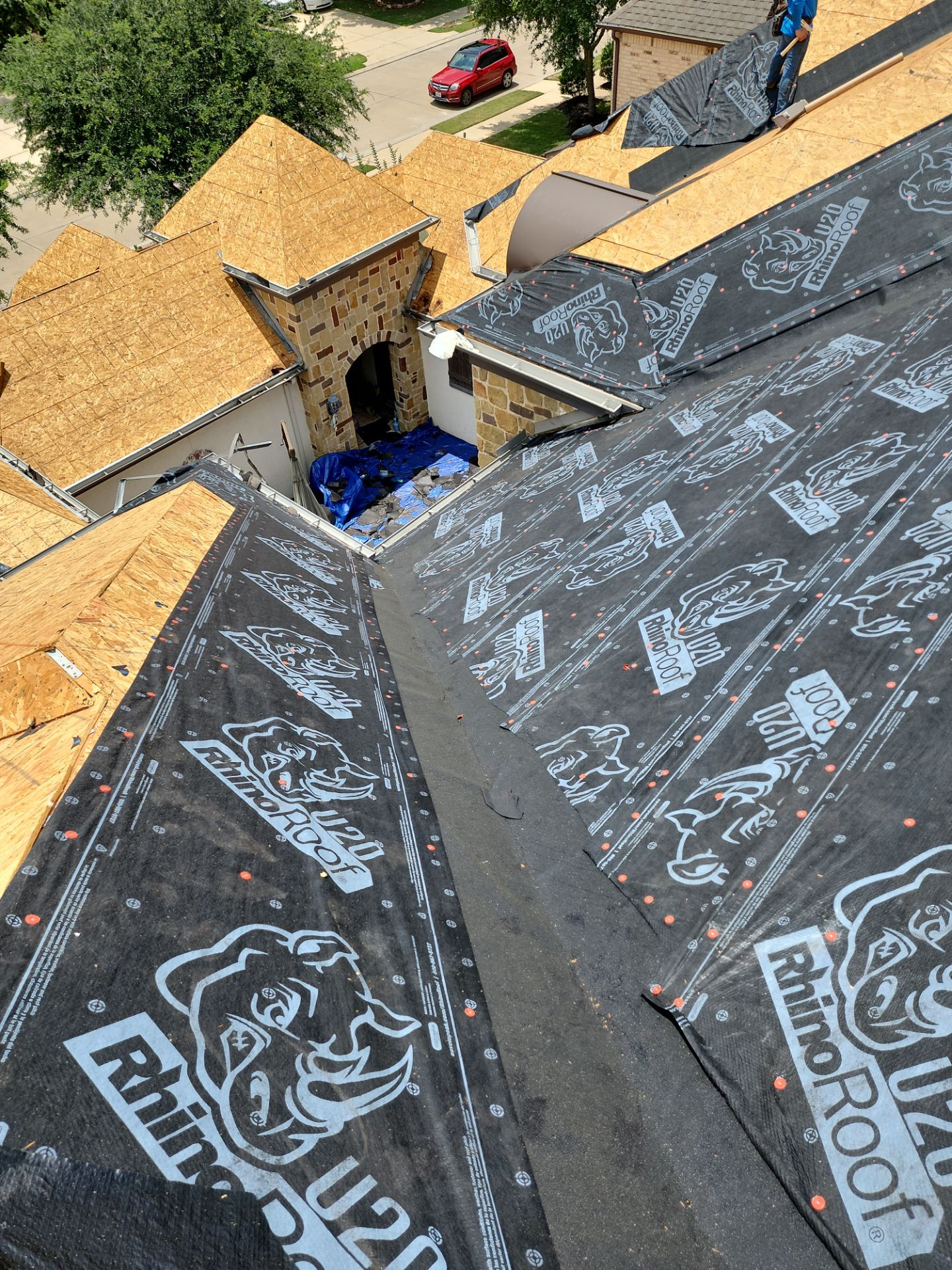 Residential Roofing Repair using Owen's Corning Duration (Lifetime) Shingles by Roof Repair Company