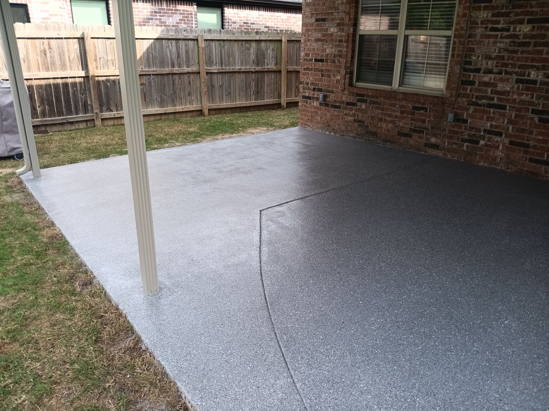 Project in Rogers by Pace X Concrete Coatings