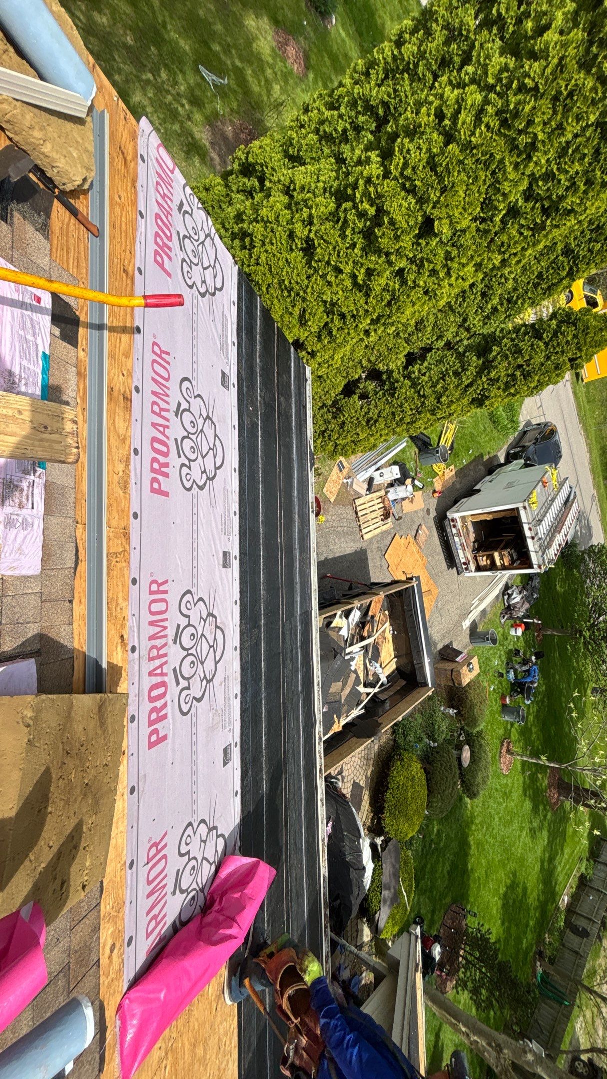 Roof Replacement using Owens Corning Sand Dune by 180 Contractors