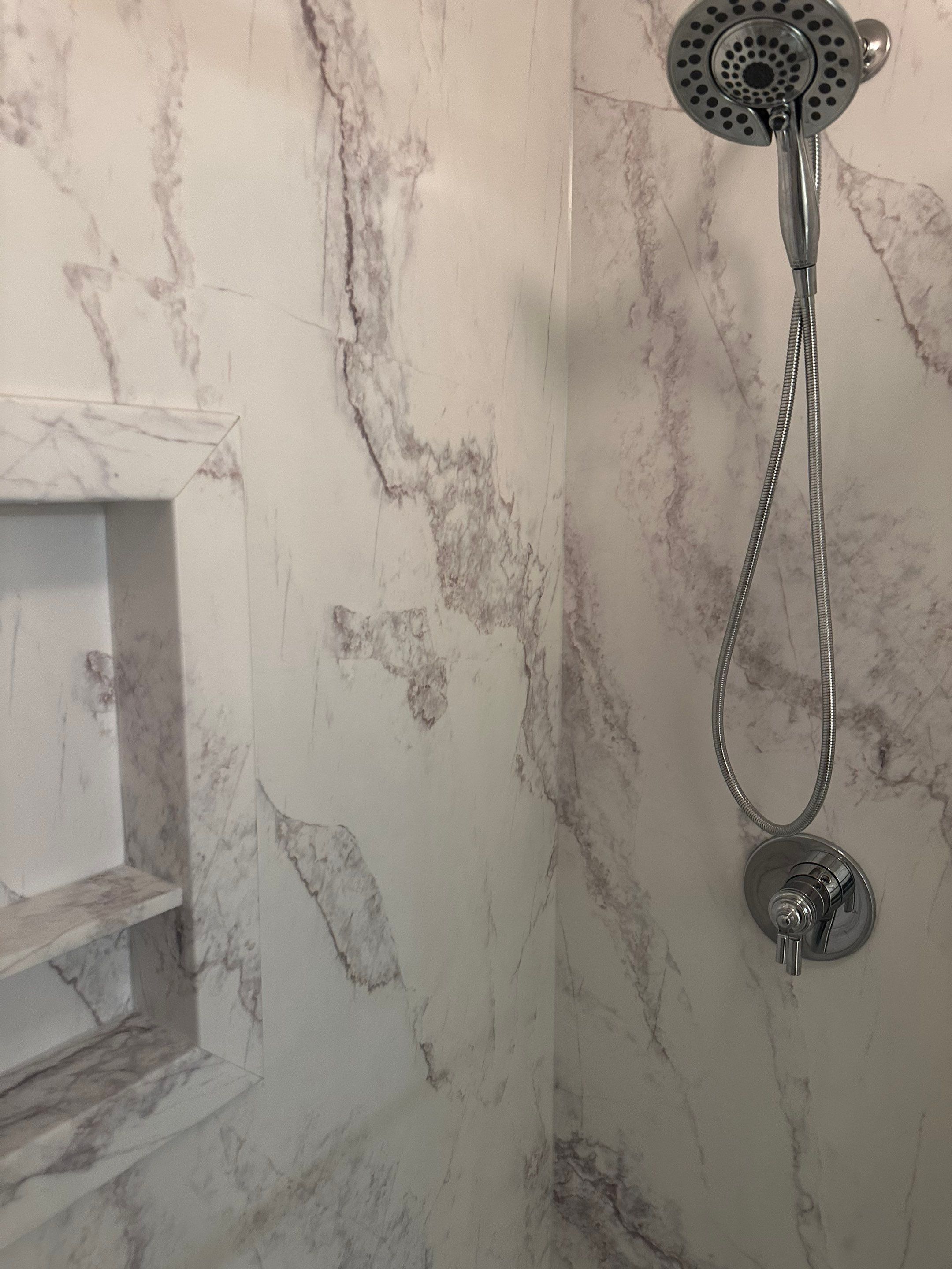 Tub to Walk in Shower and new Flooring in Austin, 78732 by Lane Lauritsen - The Hill Country, Texas