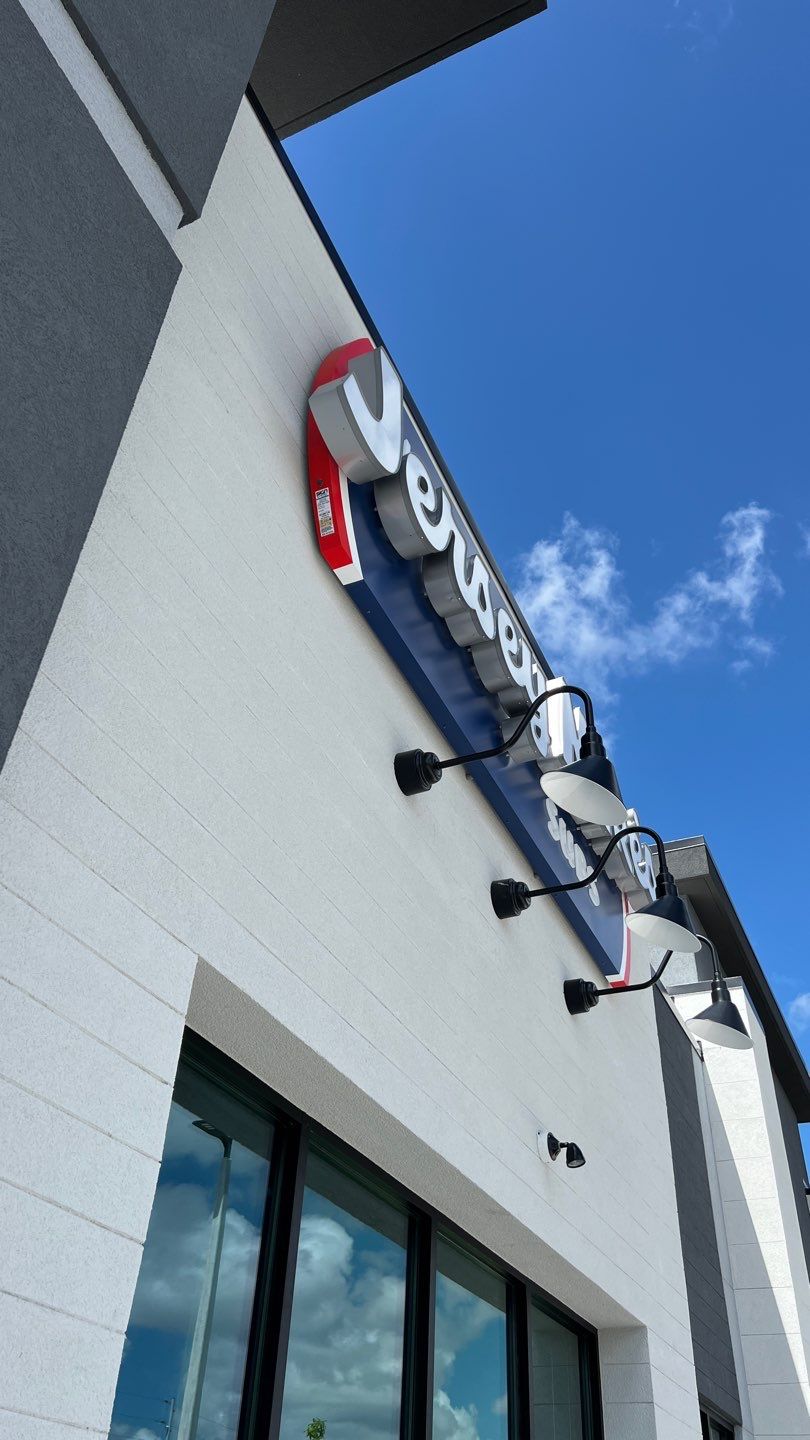 Channel Letters on Backer for Jersey Mikes by SignCrafters