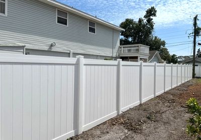 Vinyl Fence Installation using Vinyl Privacy Fence