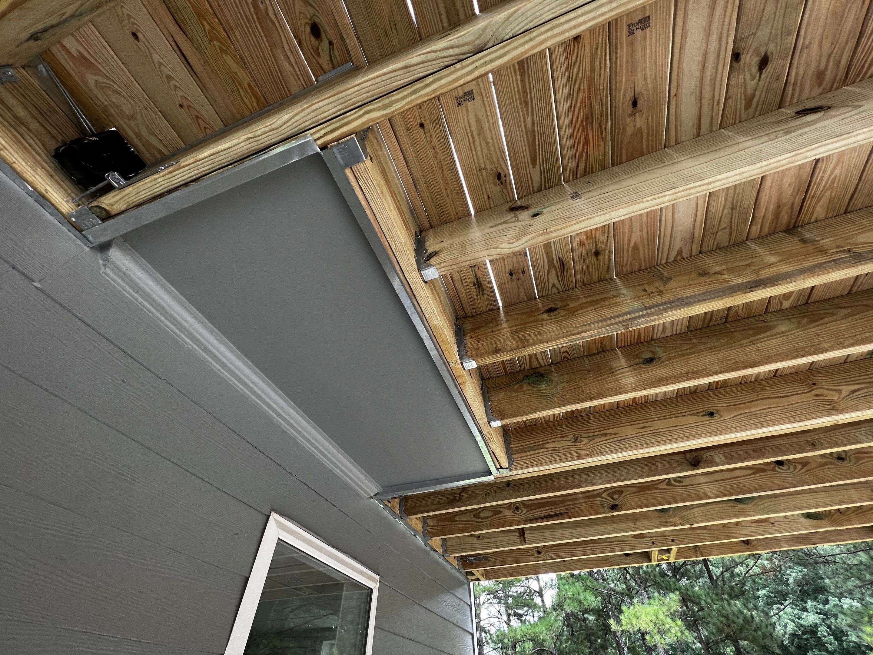 Elevated Pressure-Treated Wood Deck Replacement in Cartersville Georgia by Swift Home Renovations