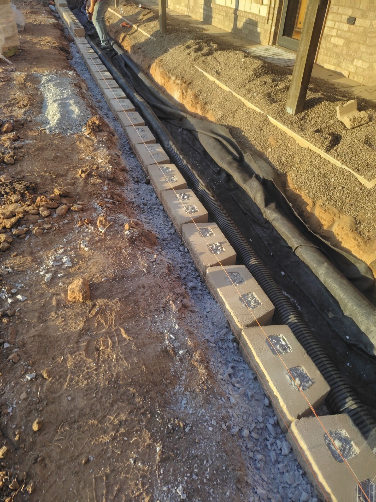 Retaining Wall by Clays Services Inc