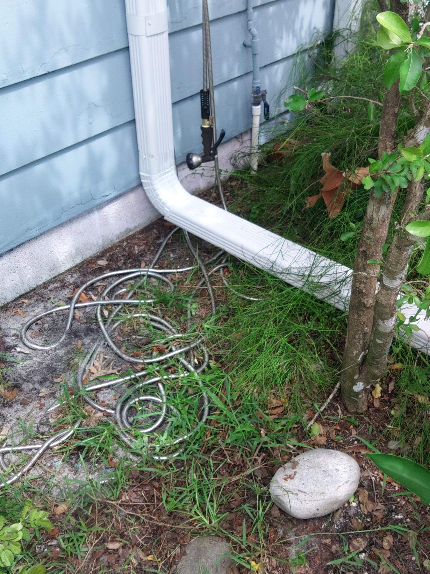 White 6-Inch Gutters and Leaf Guard Installation in Fort Myers FL by Gutter Professors