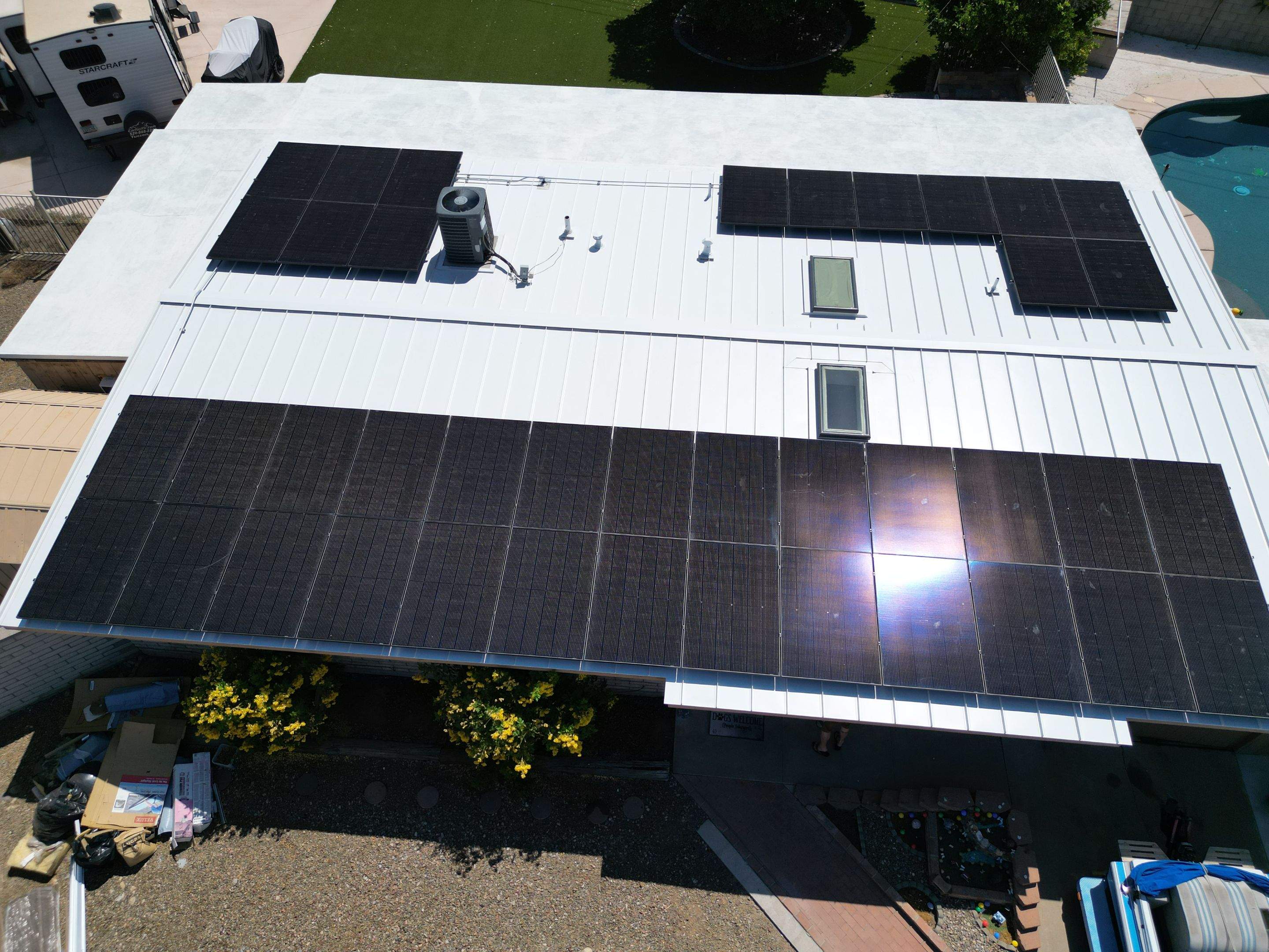 Bright White Standing Seam by Reimagine Roofing