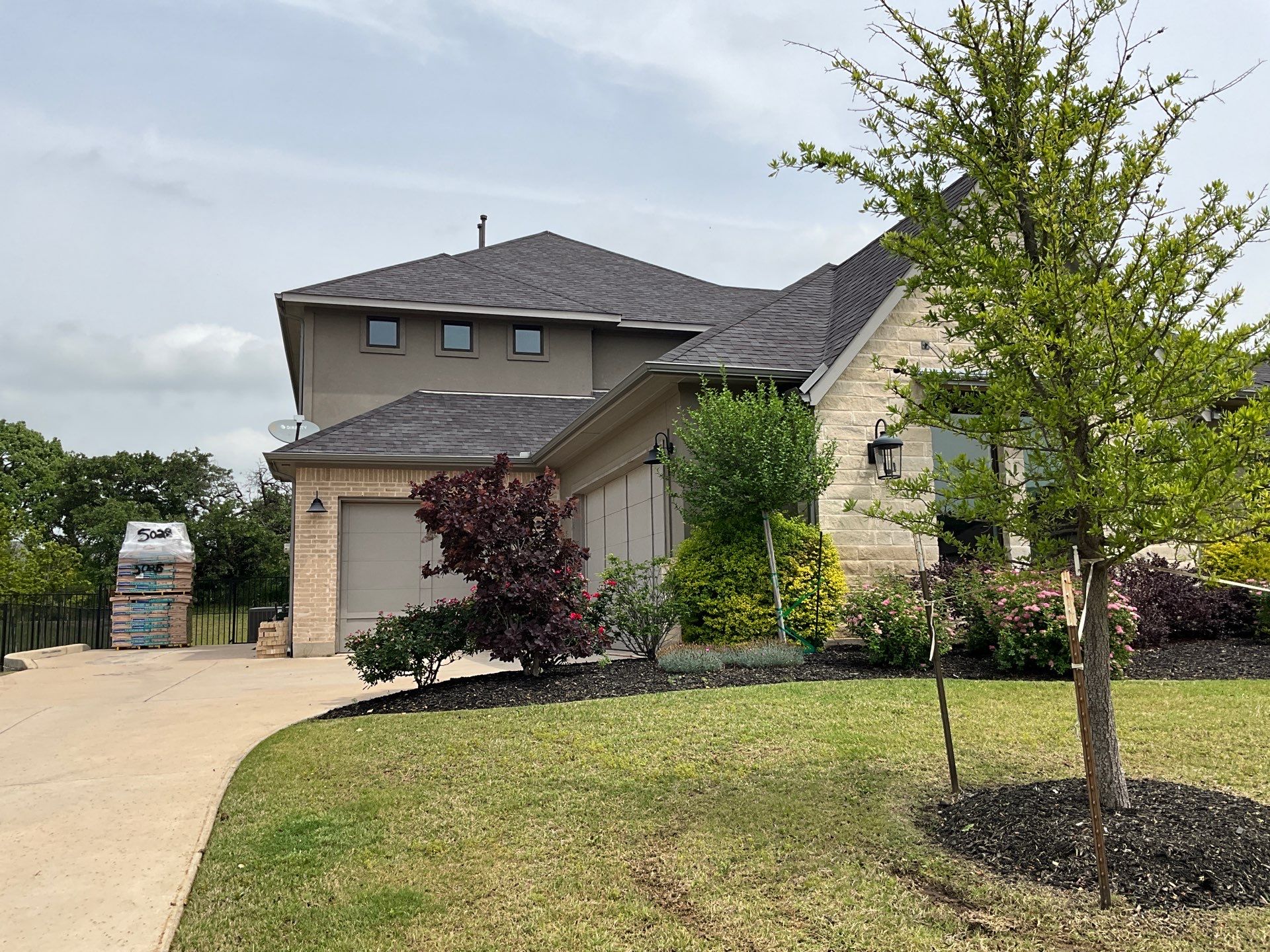 Insurance Claim Roof and Gutters using Certainteed Landmark Weathered Wood by AJ's Reliable Services LLC