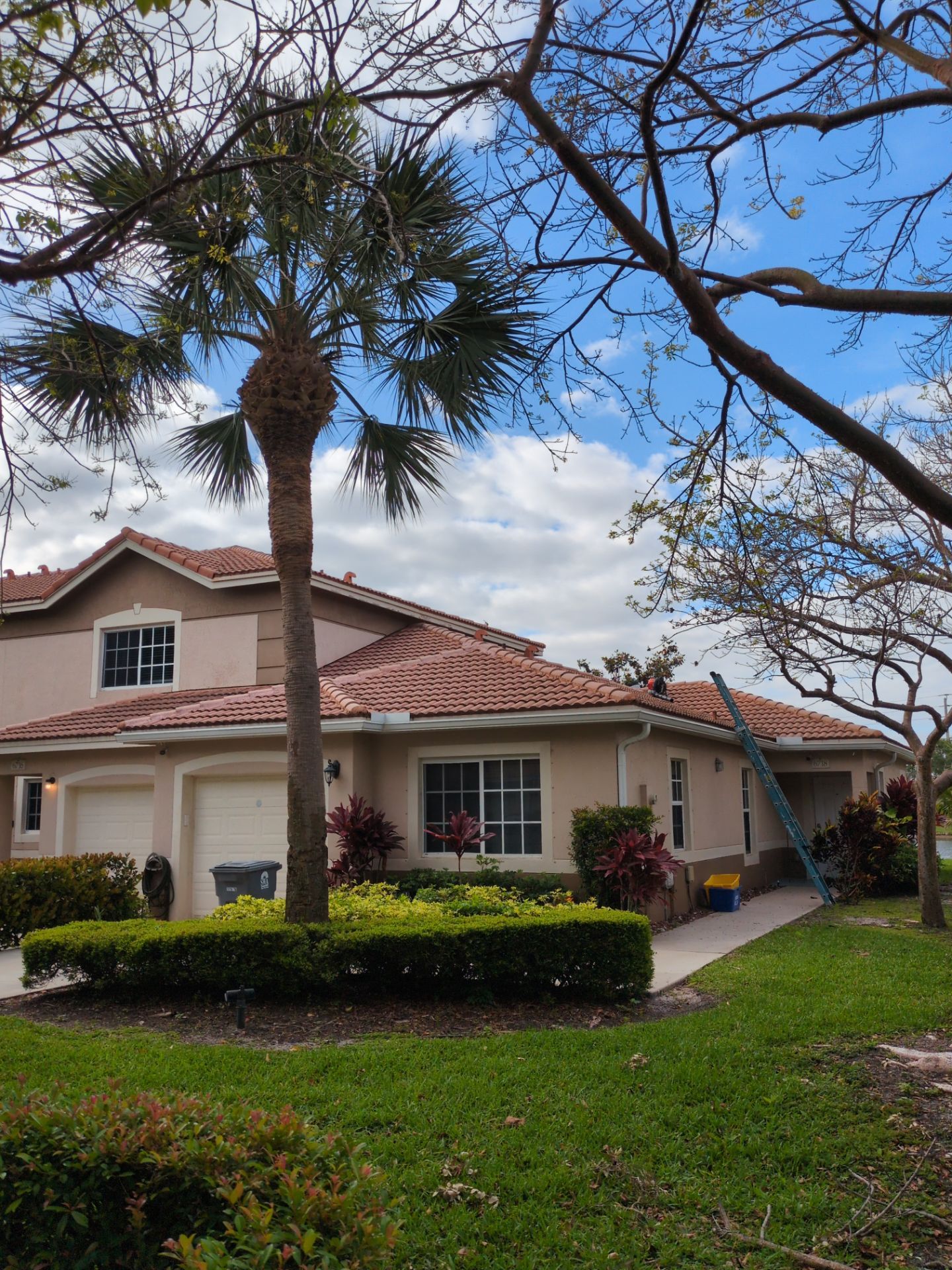 Clay Tile Roof Repair and Plywood Decking Replacement in Boynton Beach by Aastro Roofing