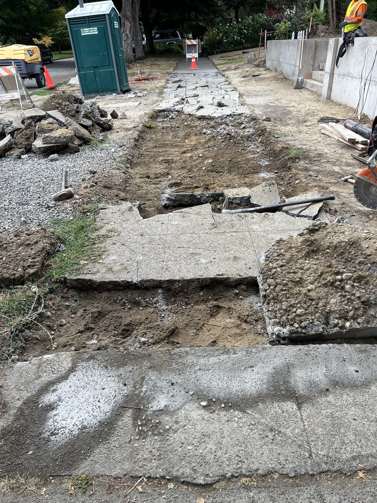 David | Concrete Sidewalk by Jireh Asphalt & Concrete Inc 