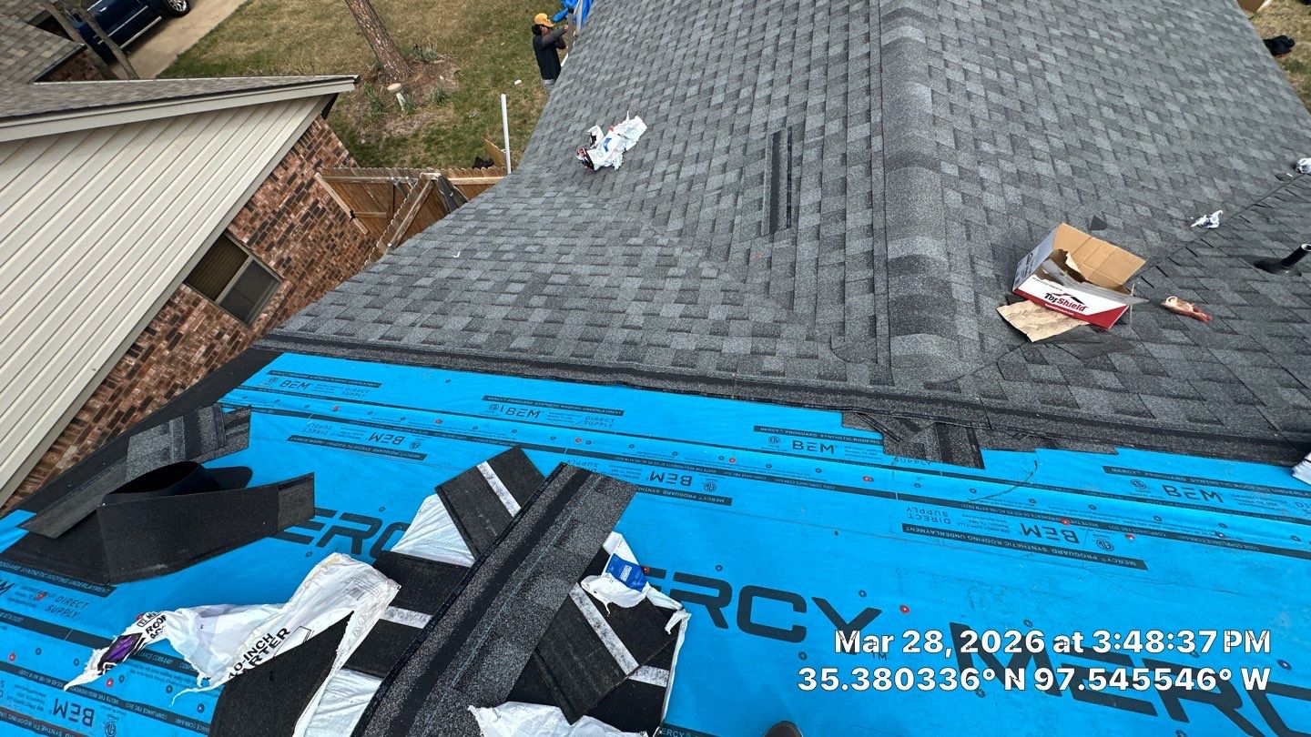 Project in Oklahoma City by Icon Roofing And Construction