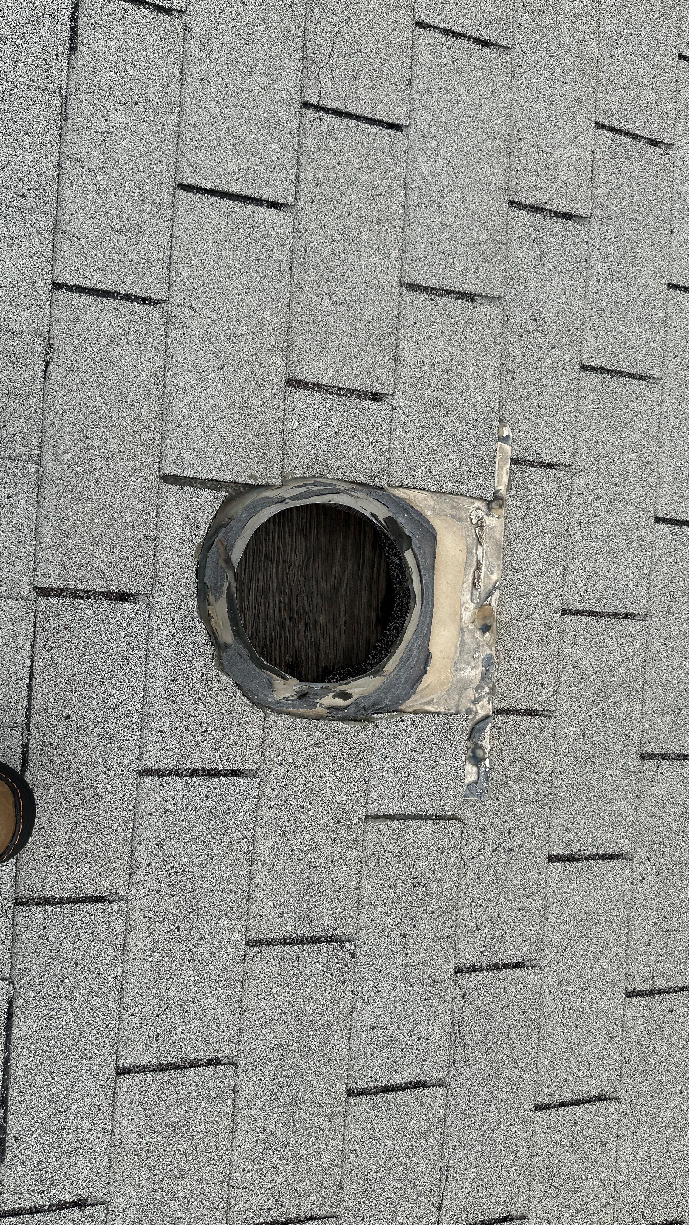 Reroof using GAF HDZ Weathered Wood by Castillo Roofing